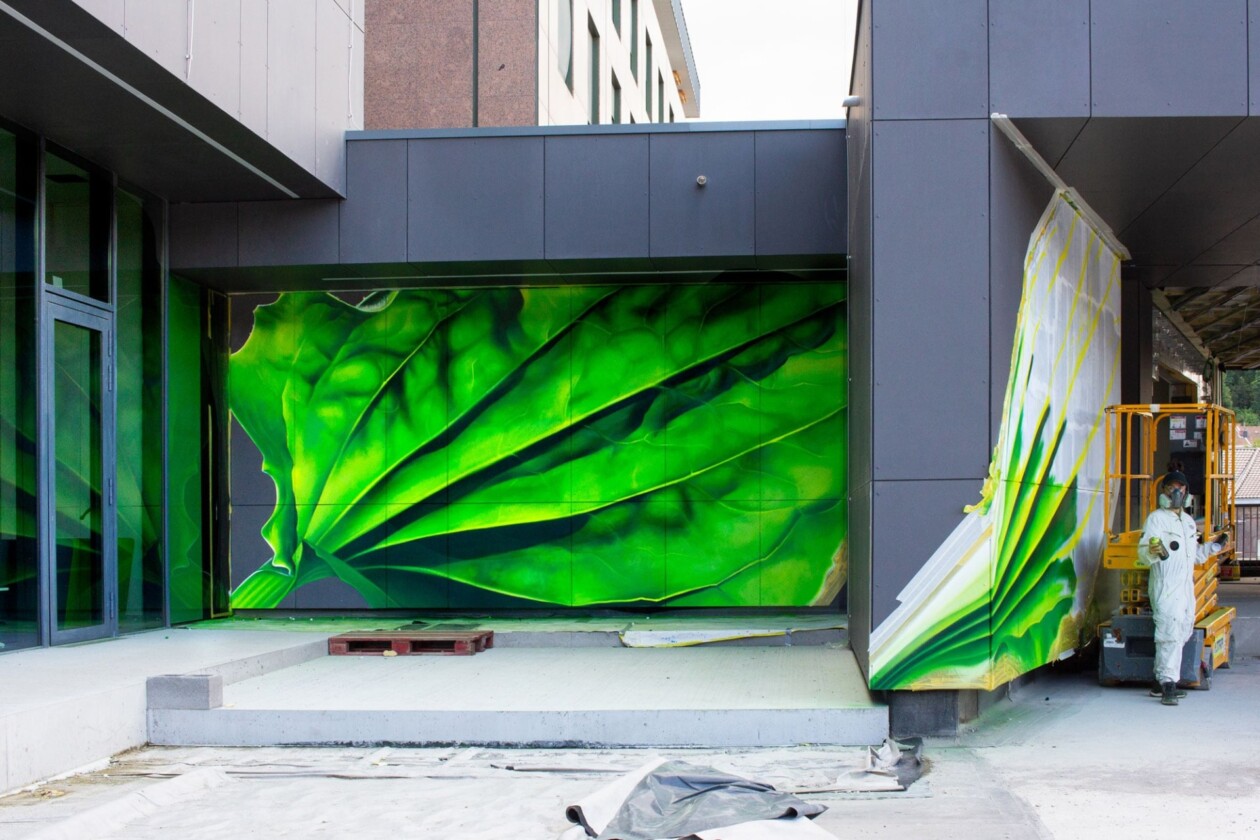 Giant Leafy Murals By Adele Renault (6)