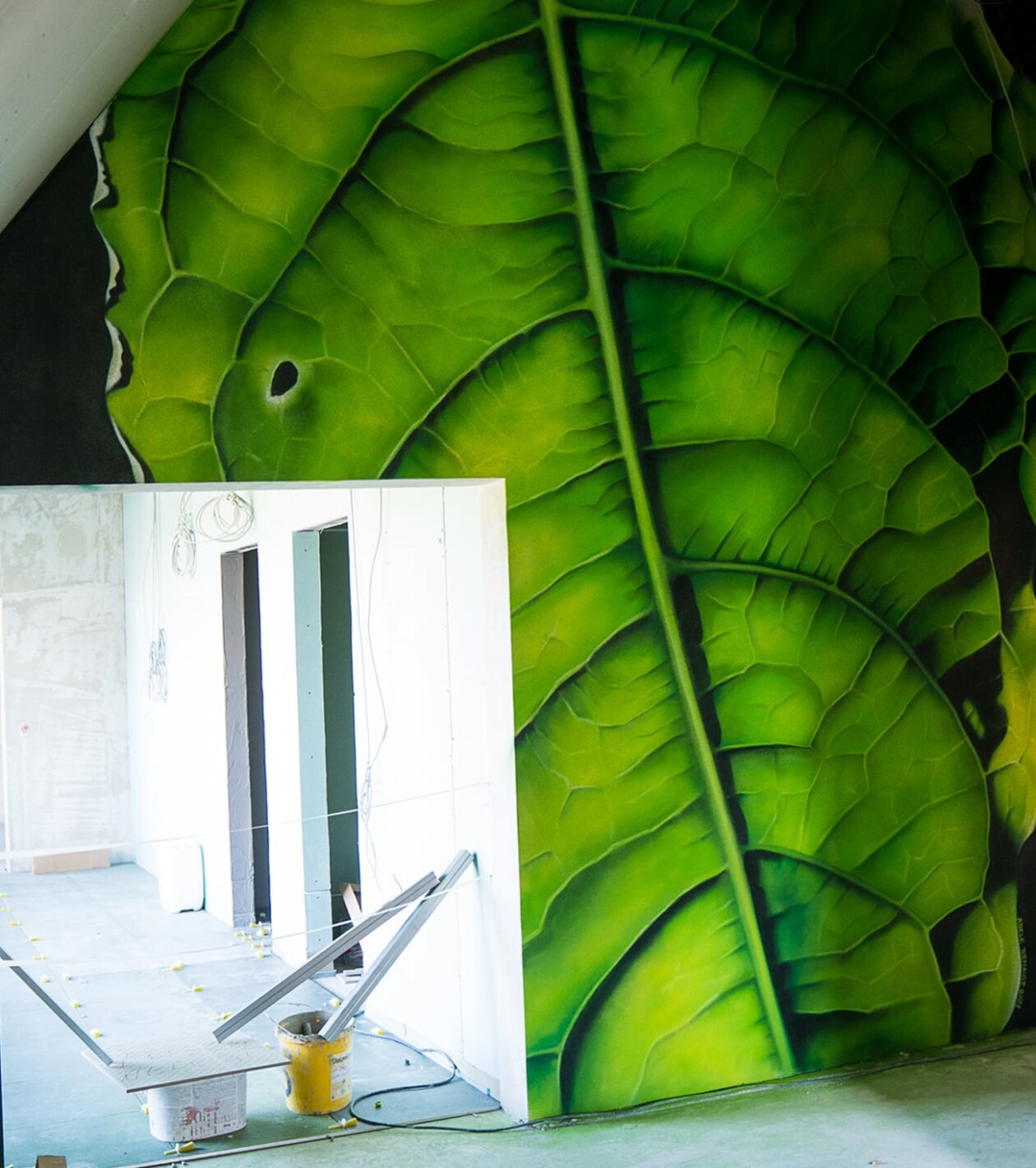 Giant Leafy Murals By Adele Renault (7)