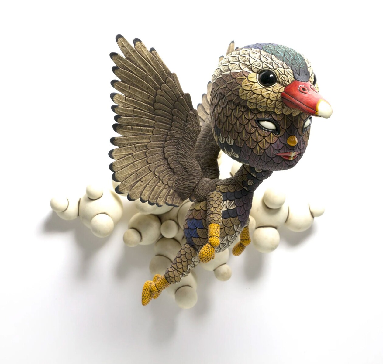 Marvelous Anthropomorphized Bird Sculptures By Calvin Ma (1)
