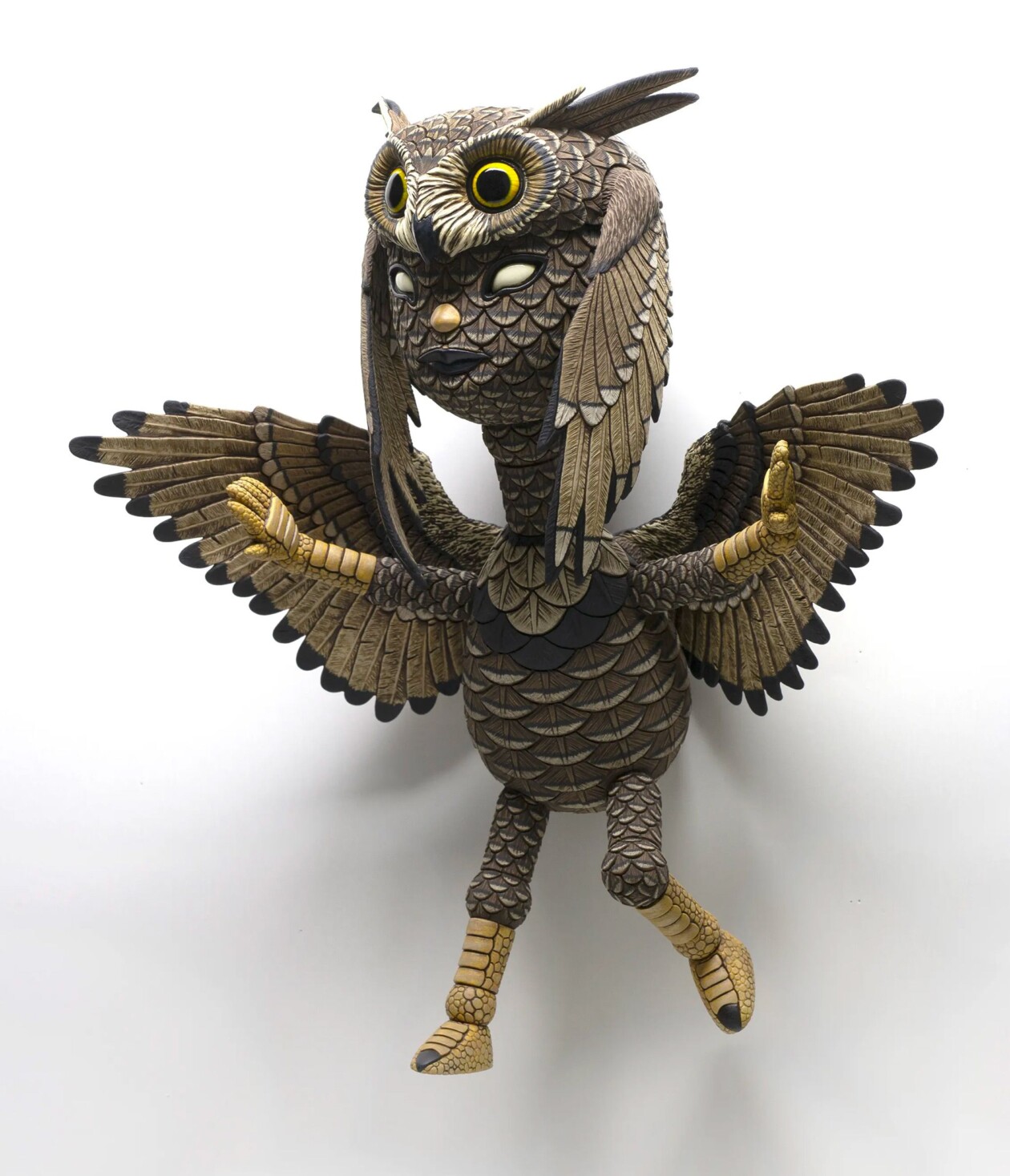 Marvelous Anthropomorphized Bird Sculptures By Calvin Ma (10)