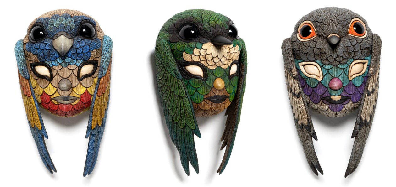 Marvelous Anthropomorphized Bird Sculptures By Calvin Ma (12)