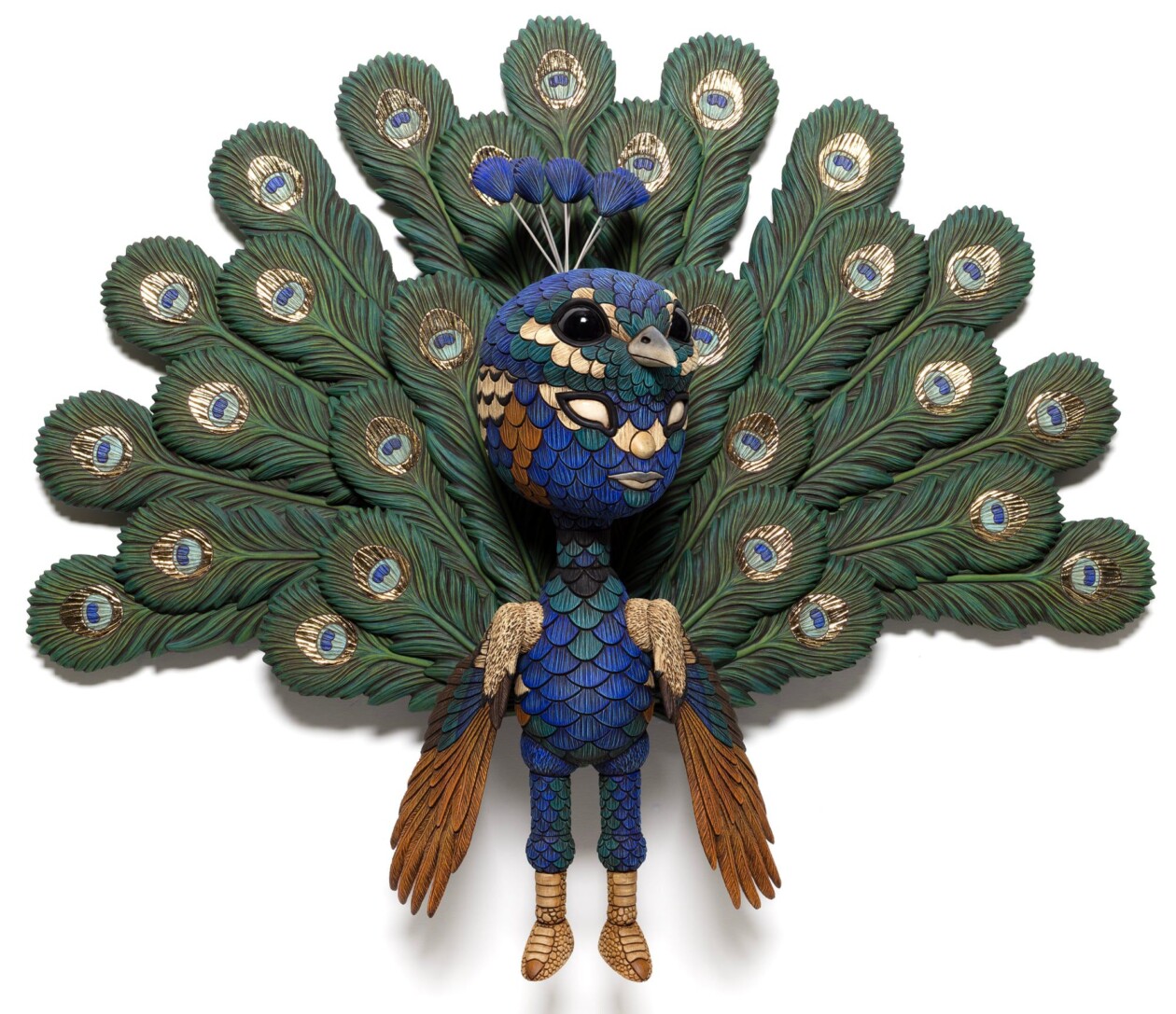 Marvelous Anthropomorphized Bird Sculptures By Calvin Ma (16)
