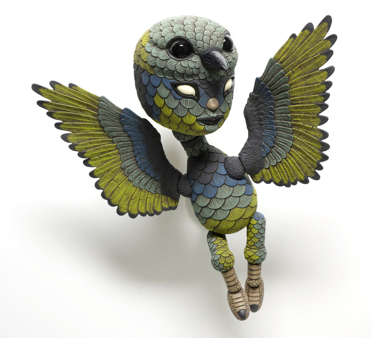Marvelous Anthropomorphized Bird Sculptures By Calvin Ma (20)