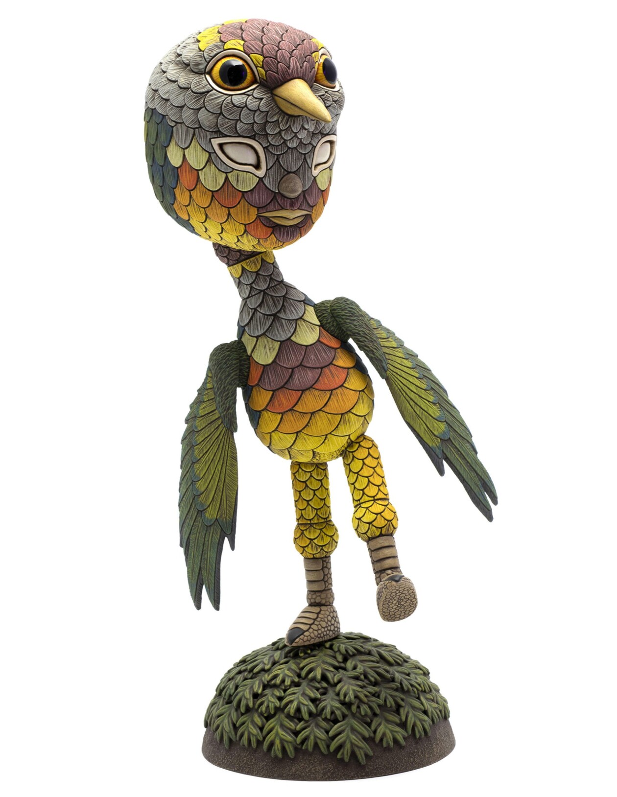 Marvelous Anthropomorphized Bird Sculptures By Calvin Ma (23)