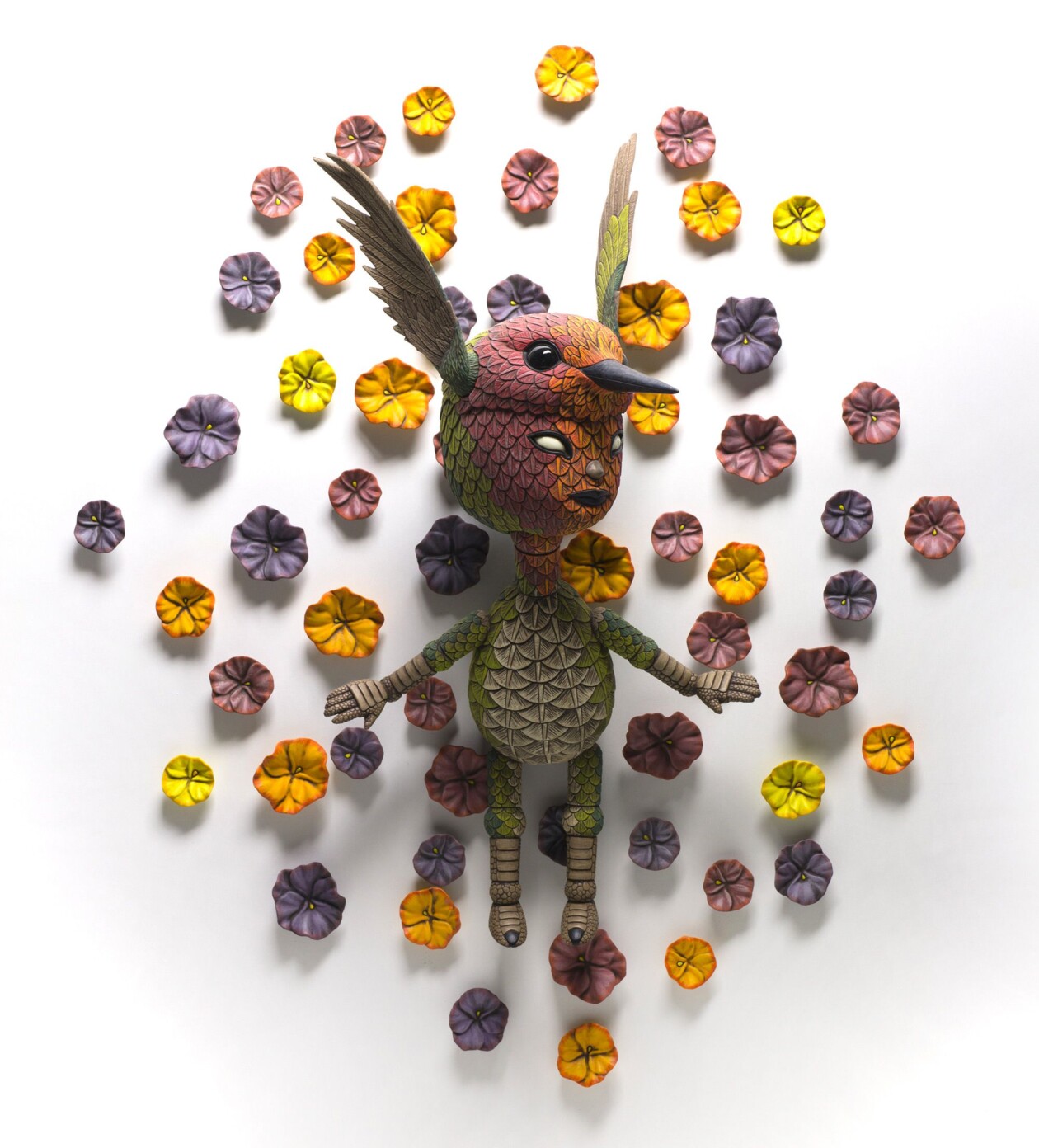 Marvelous Anthropomorphized Bird Sculptures By Calvin Ma (3)