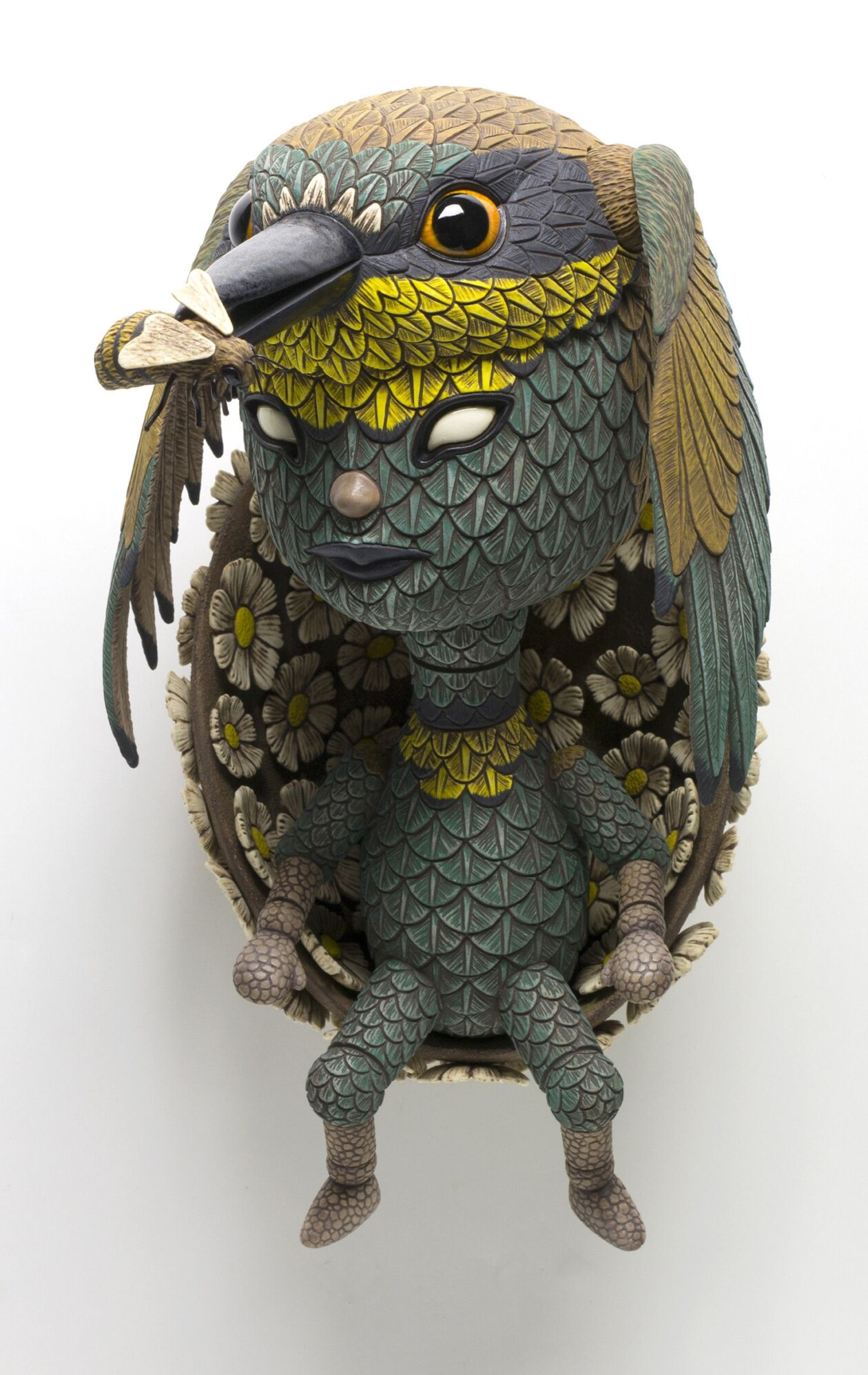 Marvelous Anthropomorphized Bird Sculptures By Calvin Ma (4)