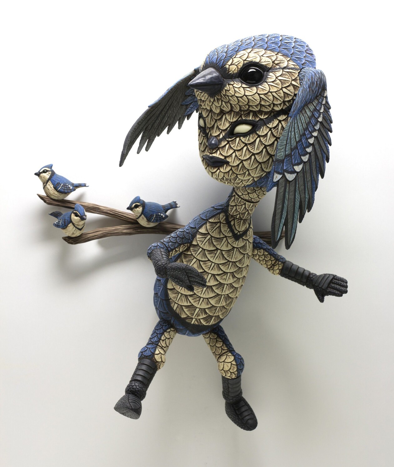 Marvelous Anthropomorphized Bird Sculptures By Calvin Ma (6)