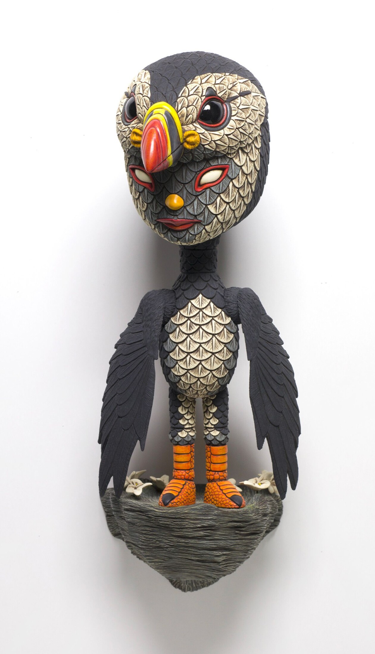 Marvelous Anthropomorphized Bird Sculptures By Calvin Ma (8)