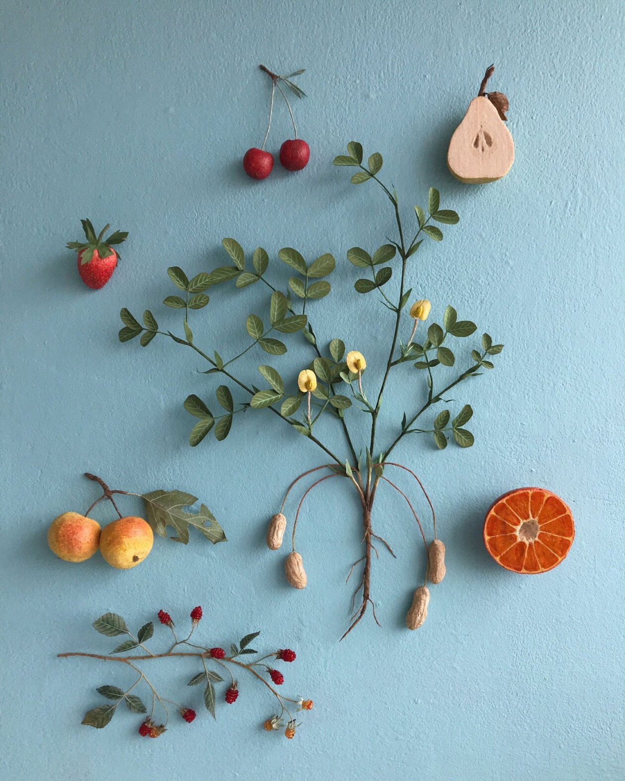 Splendid Lifelike Paper Sculptures Of Animals, Plants, Vegetables, And Mushrooms By ann Wood (22)