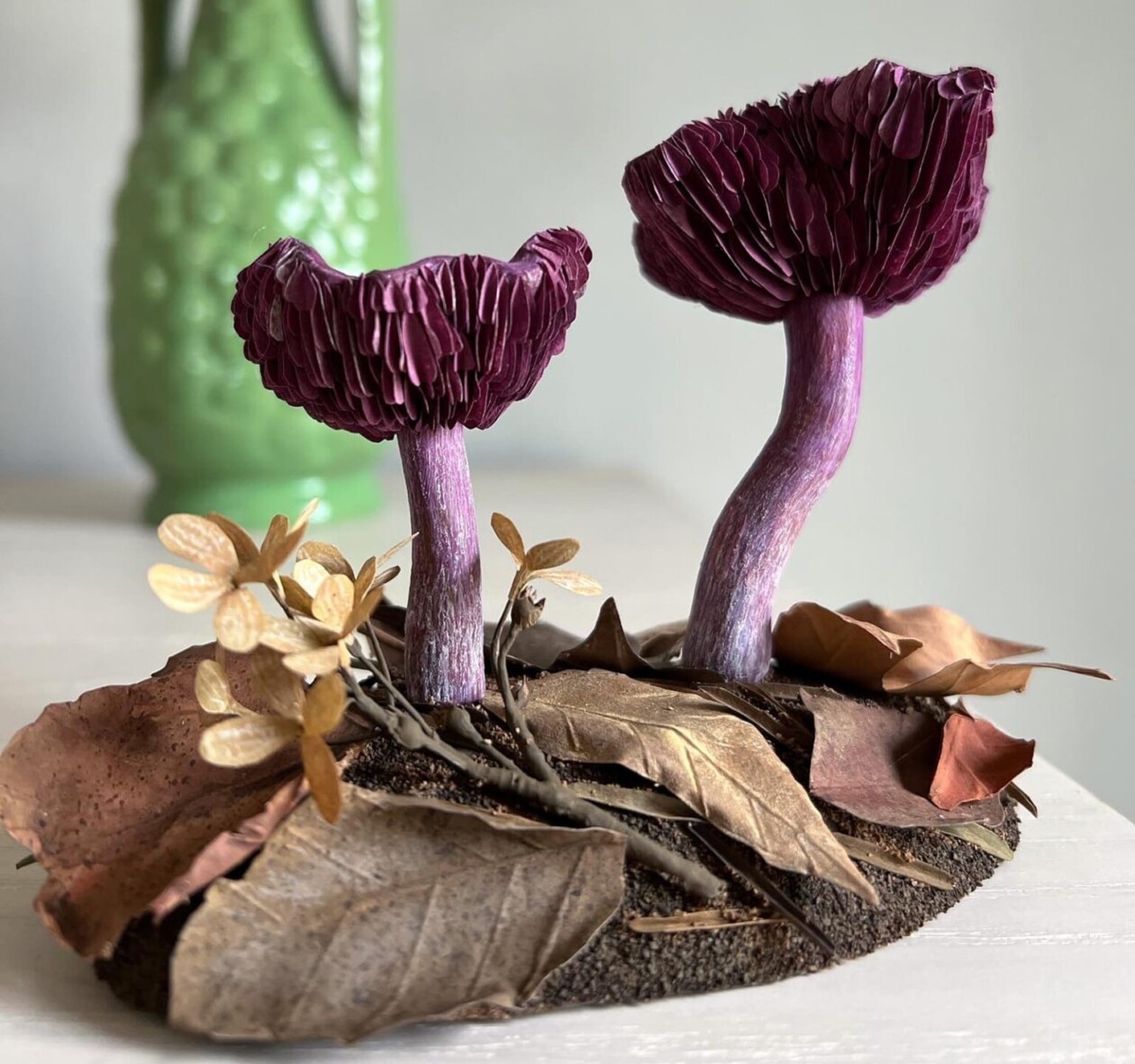 Splendid Lifelike Paper Sculptures Of Animals, Plants, Vegetables, And Mushrooms By ann Wood (3)