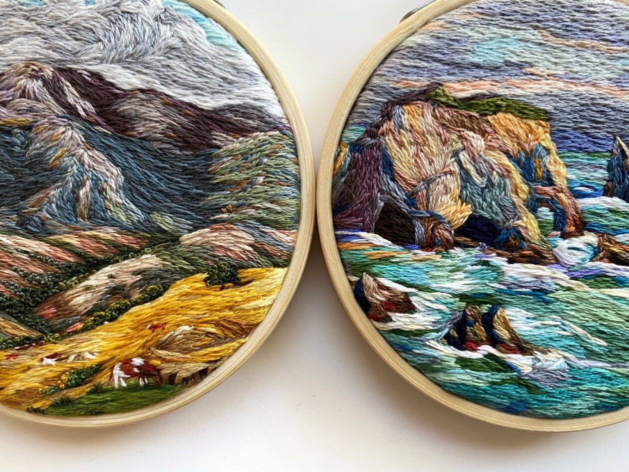 Wonderful Impressionistic Landscape Embroideries By Cassandra Dias (11)