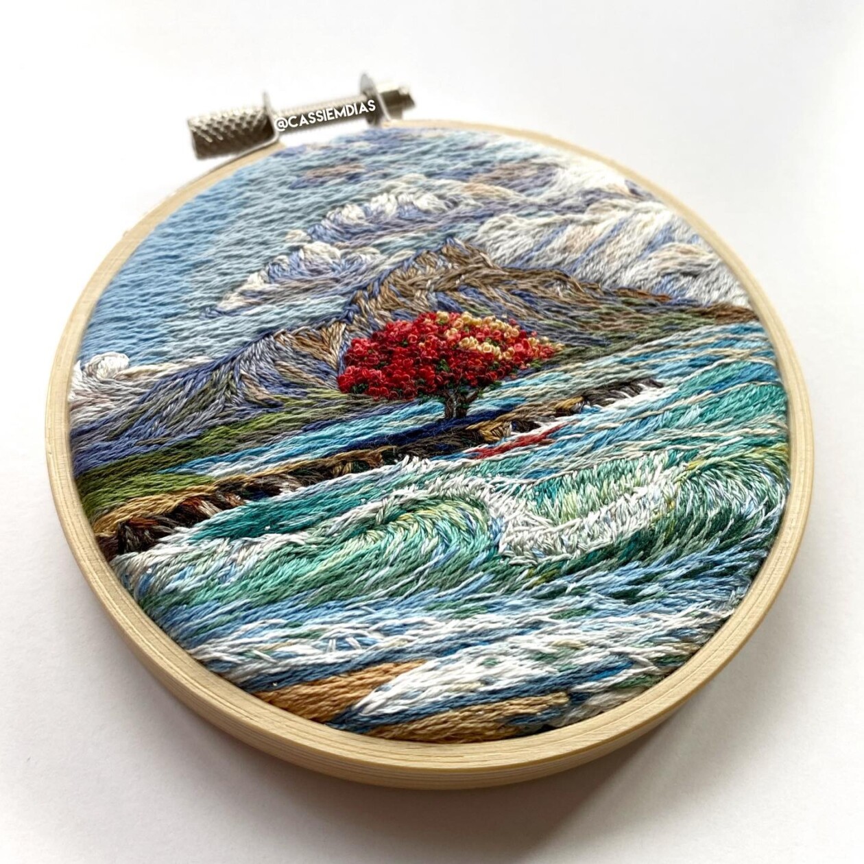 Wonderful Impressionistic Landscape Embroideries By Cassandra Dias (5)