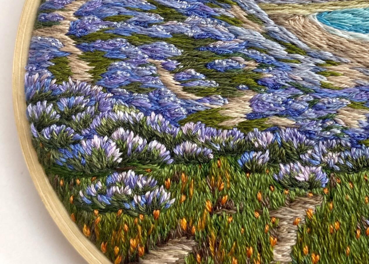 Wonderful Impressionistic Landscape Embroideries By Cassandra Dias (9)