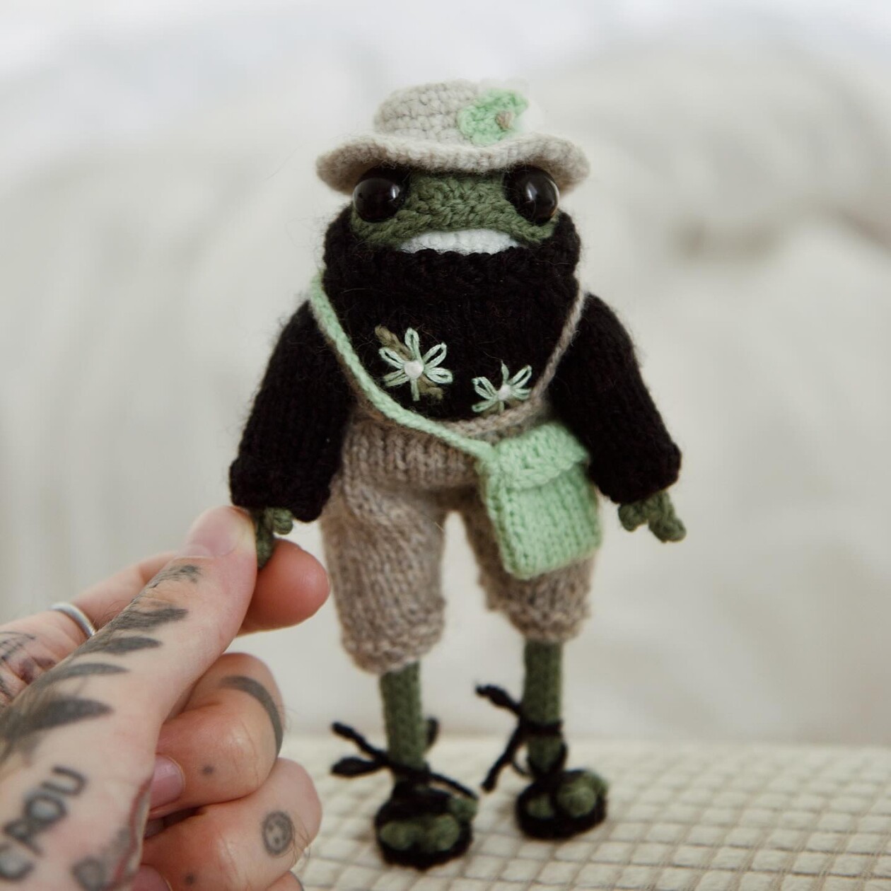 Enchanting Anthropomorphized Frog Crochet Patterns By Elliot (2)