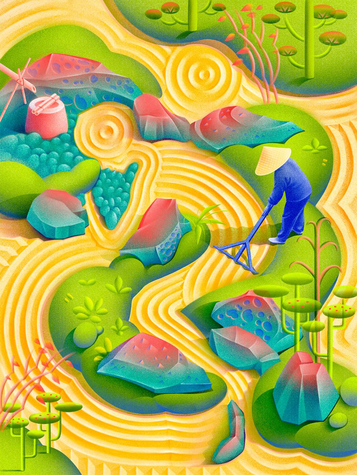 Intricate And Vibrant Surreal Illustrations By Wenjing Yang (1)