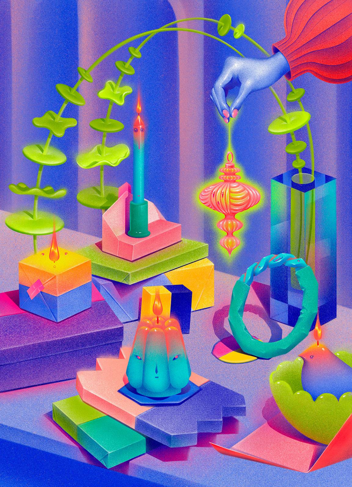 Intricate And Vibrant Surreal Illustrations By Wenjing Yang (5)