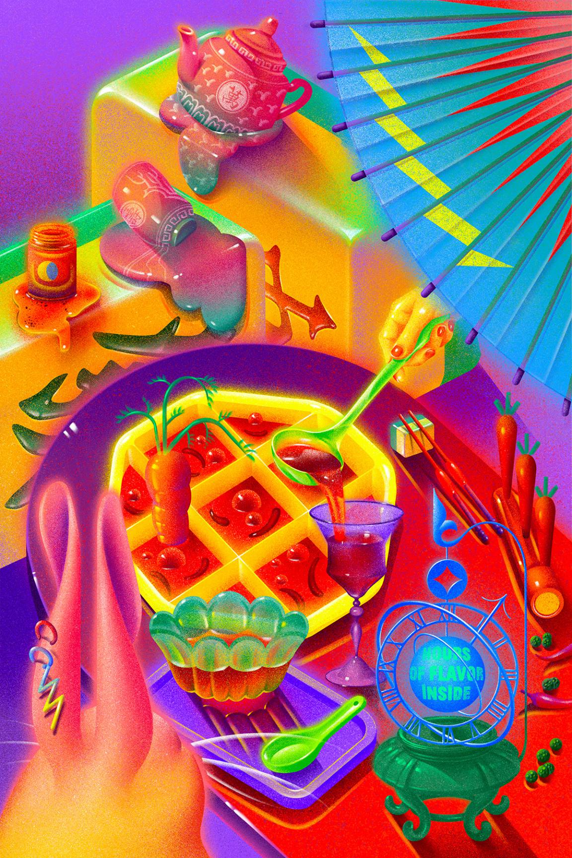 Intricate And Vibrant Surreal Illustrations By Wenjing Yang (7)
