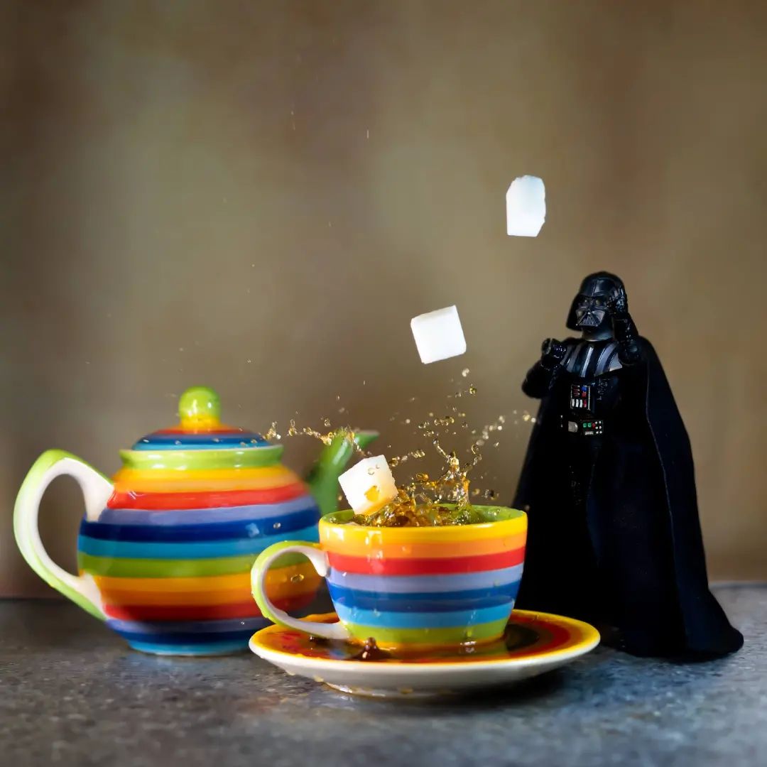 Action Shots Of Pop Culture Characters With Drinks By Andrea (1)