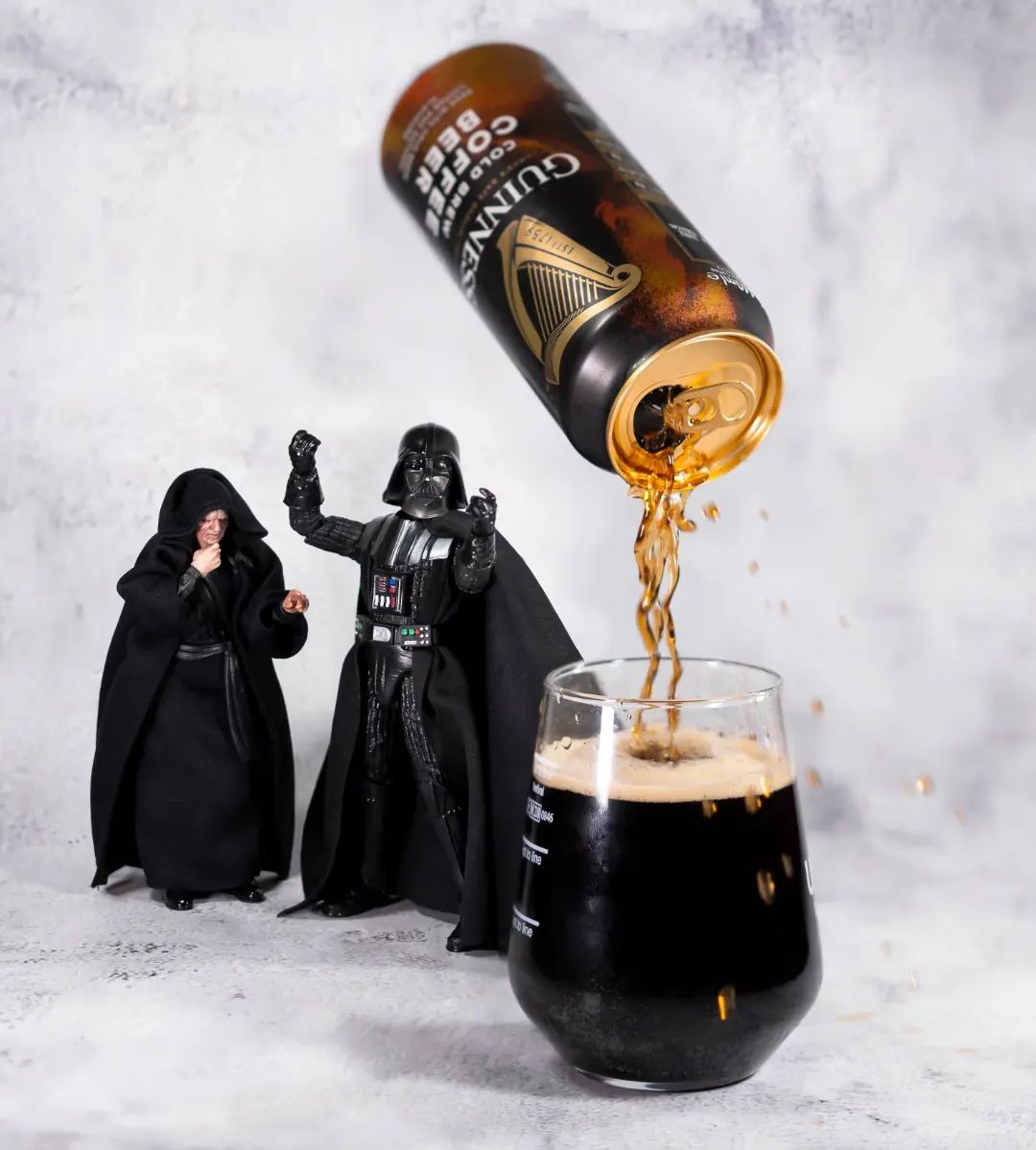 Action Shots Of Pop Culture Characters With Drinks By Andrea (14)