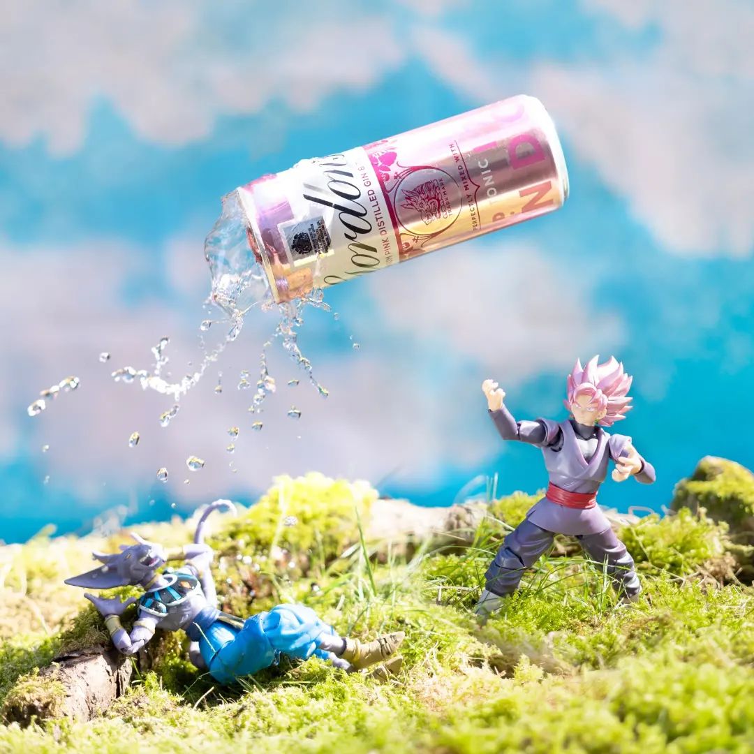 Action Shots Of Pop Culture Characters With Drinks By Andrea (16)