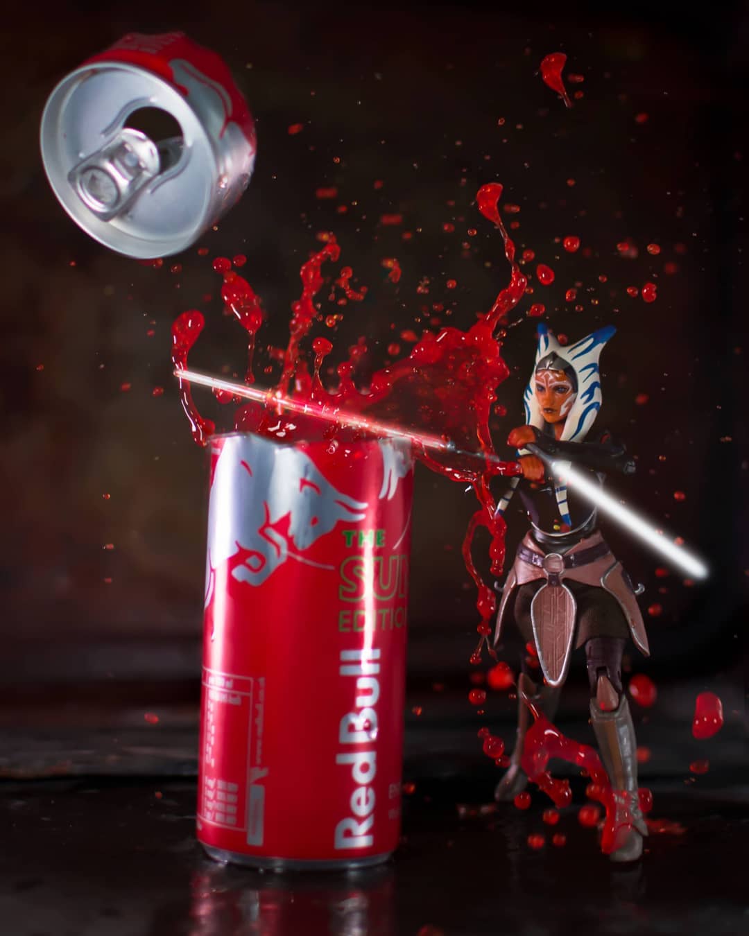 Action Shots Of Pop Culture Characters With Drinks By Andrea (2)