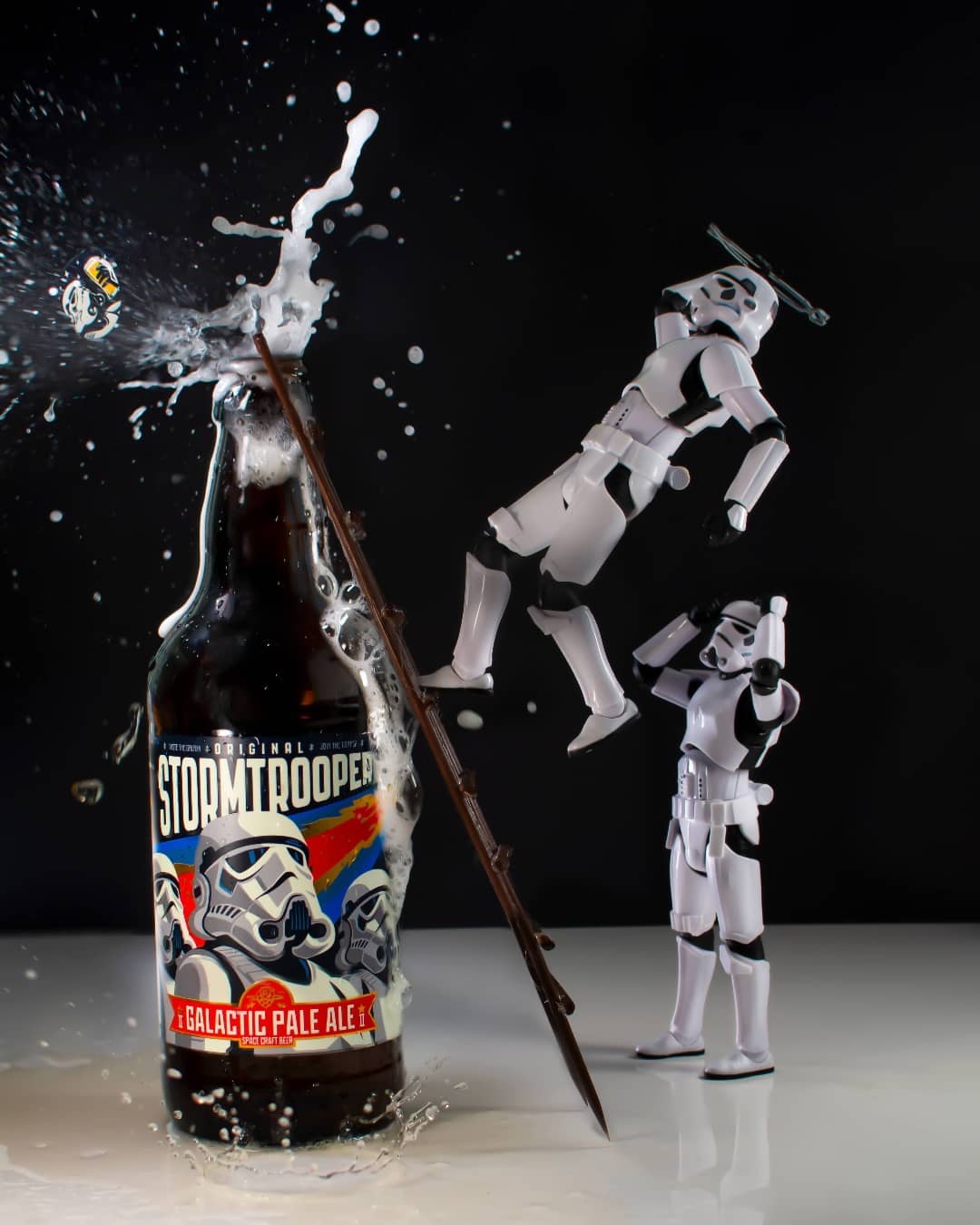 Action Shots Of Pop Culture Characters With Drinks By Andrea (5)