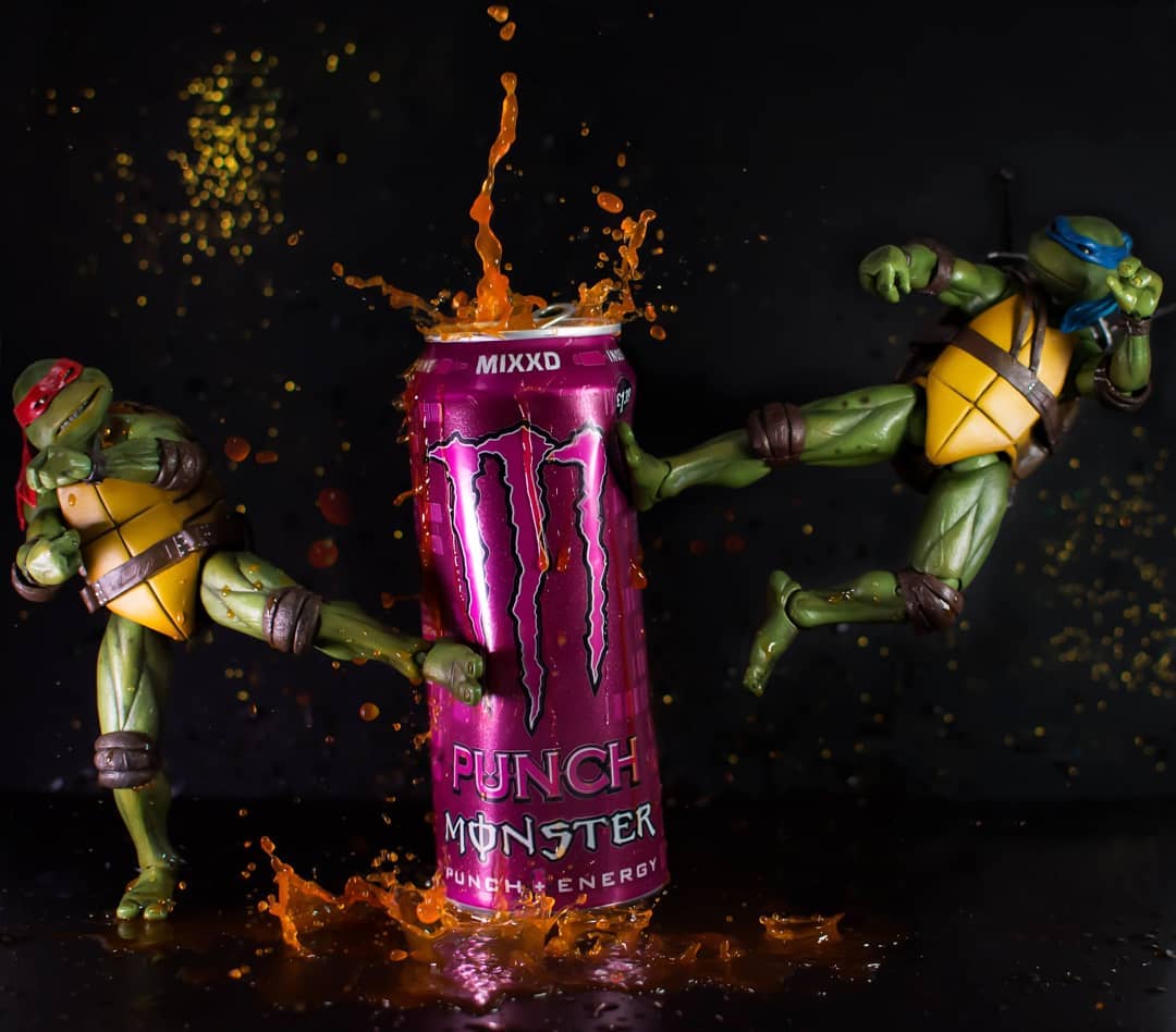 Action Shots Of Pop Culture Characters With Drinks By Andrea (6)