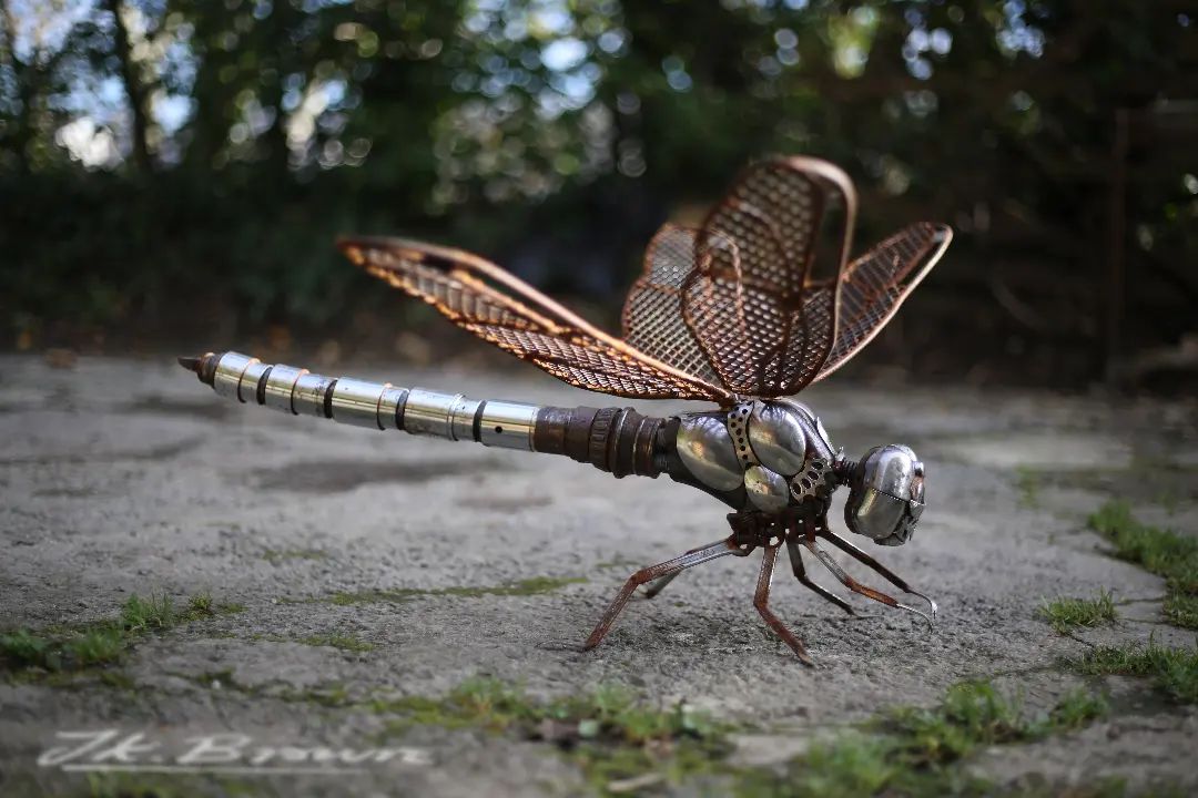 Amazingly Precise Scrap Metal Animal Sculptures By Jk Brown (15)