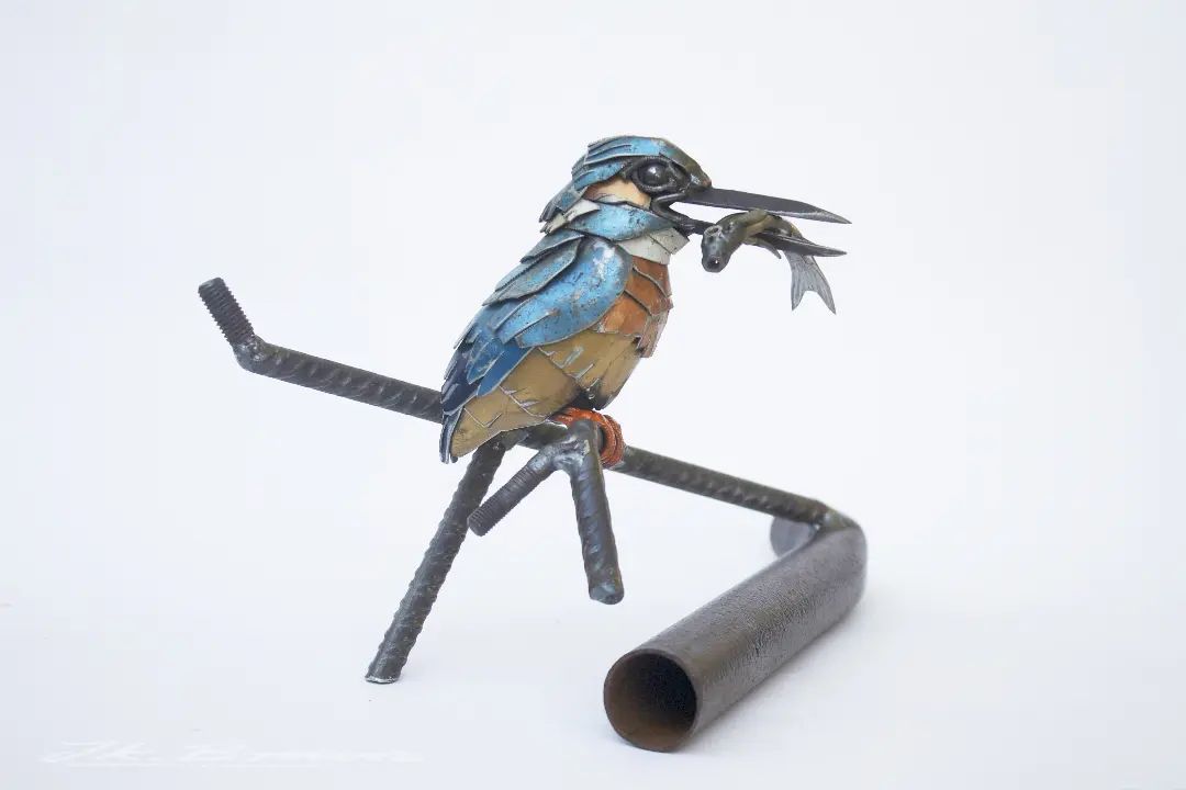 Amazingly Precise Scrap Metal Animal Sculptures By Jk Brown (5)