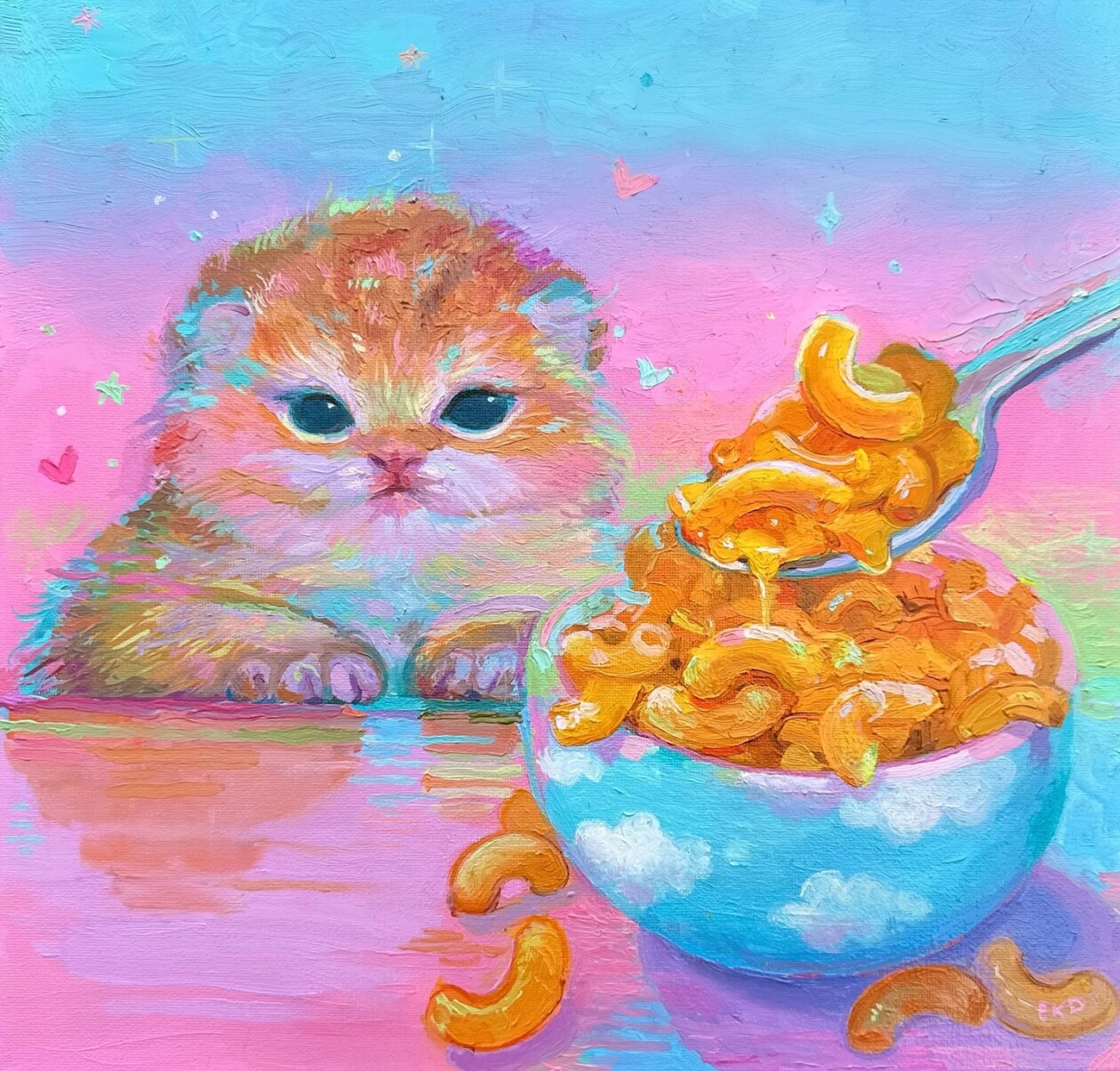 Cute And Lovely Oil And Acrylic Paintings Of Animals By Emily Dunlap (3)