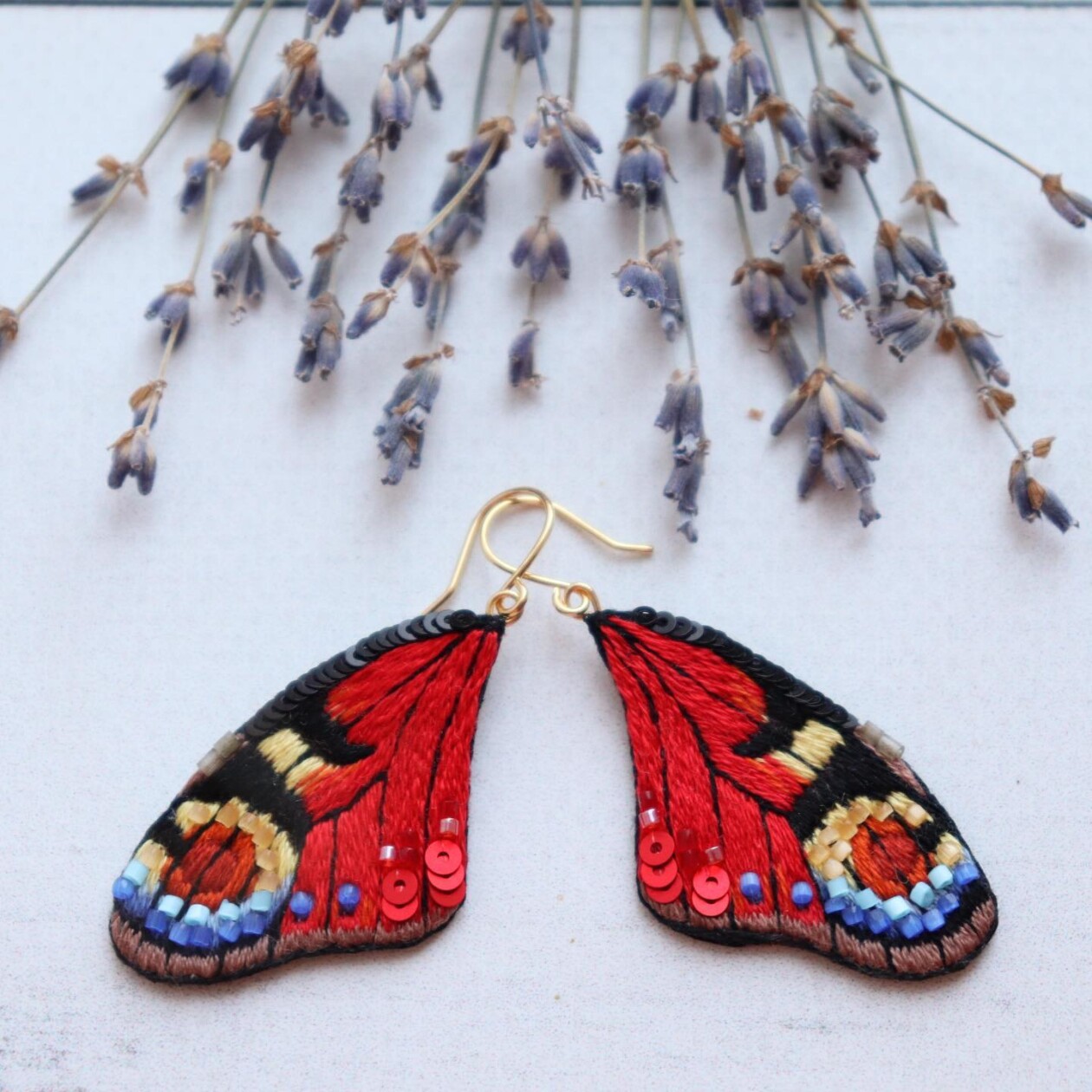 Eye Catching Handmade Embroidered Earrings By Vivaembr (11)