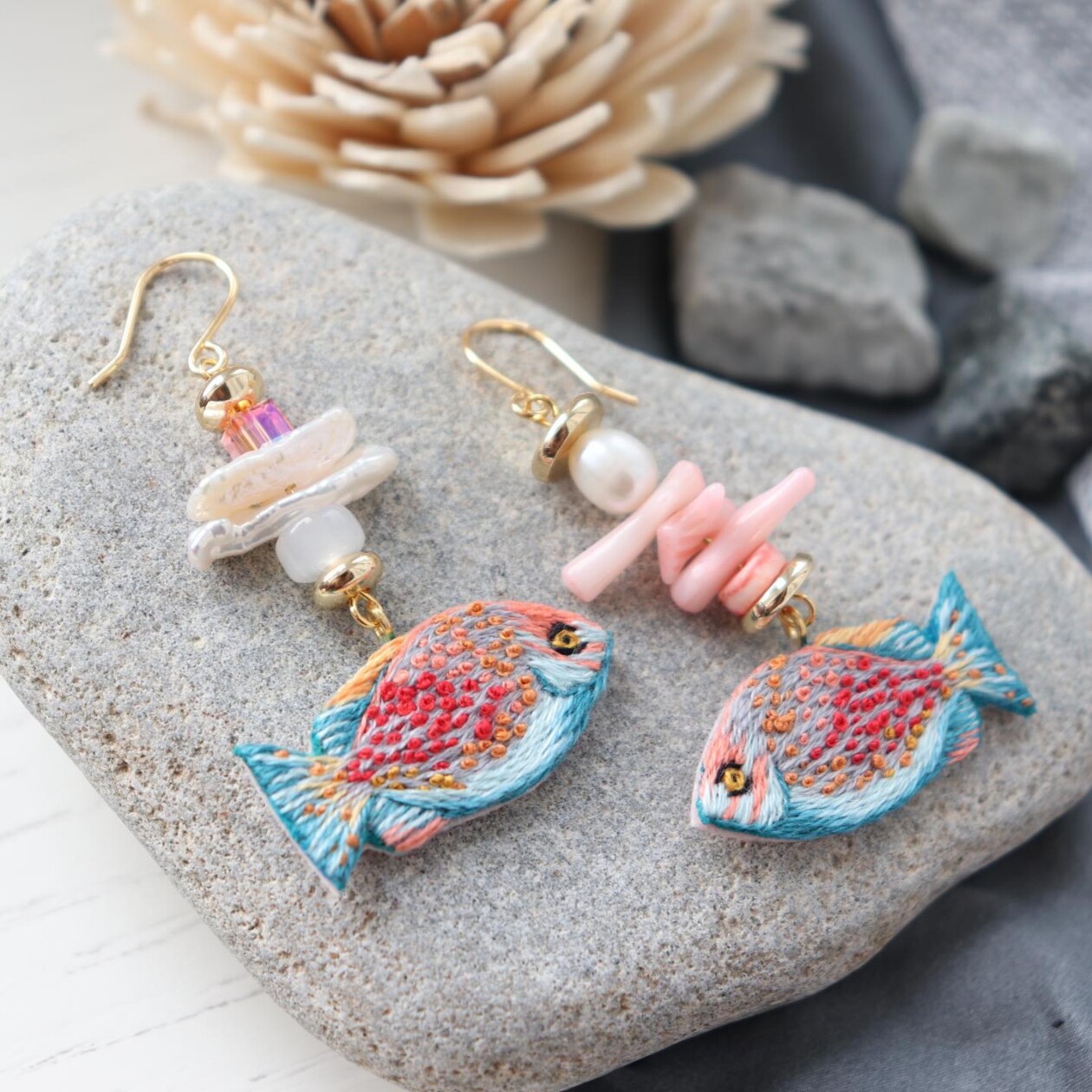 Eye Catching Handmade Embroidered Earrings By Vivaembr (14)