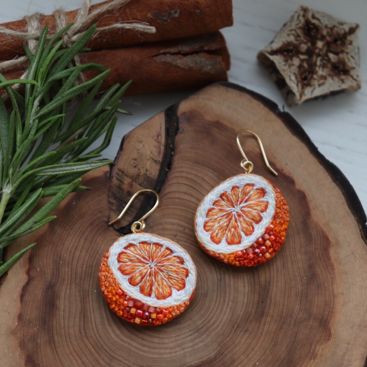 Eye Catching Handmade Embroidered Earrings By Vivaembr (17)