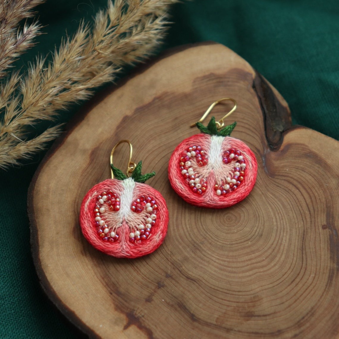 Eye Catching Handmade Embroidered Earrings By Vivaembr (21)