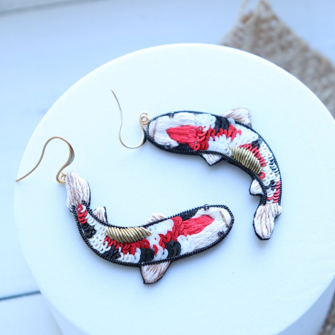 Eye Catching Handmade Embroidered Earrings By Vivaembr (22)