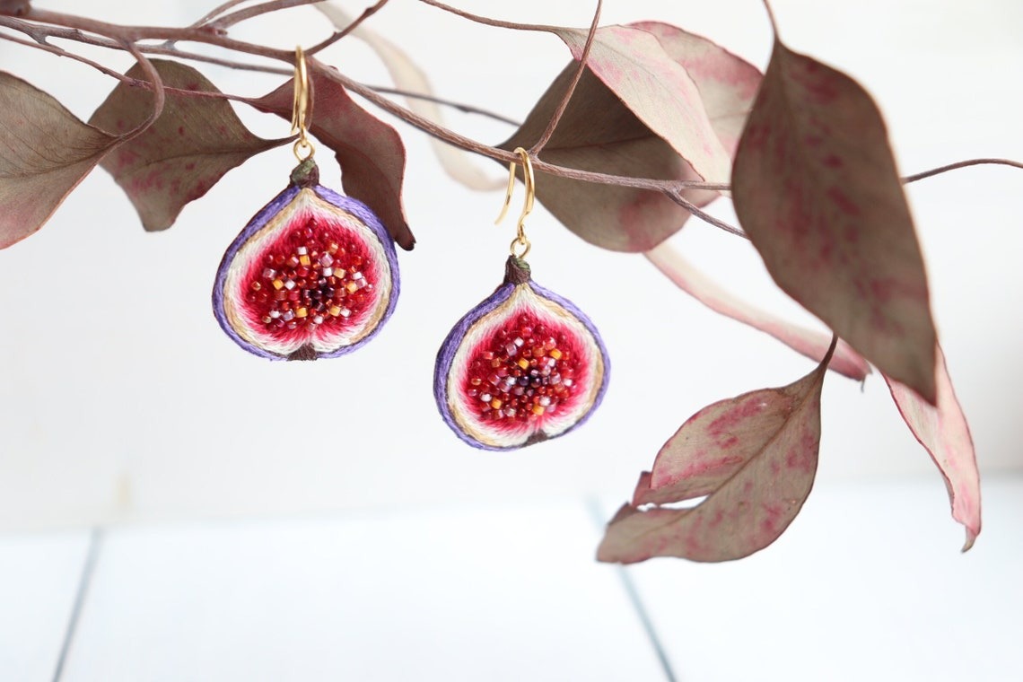 Eye Catching Handmade Embroidered Earrings By Vivaembr (27)