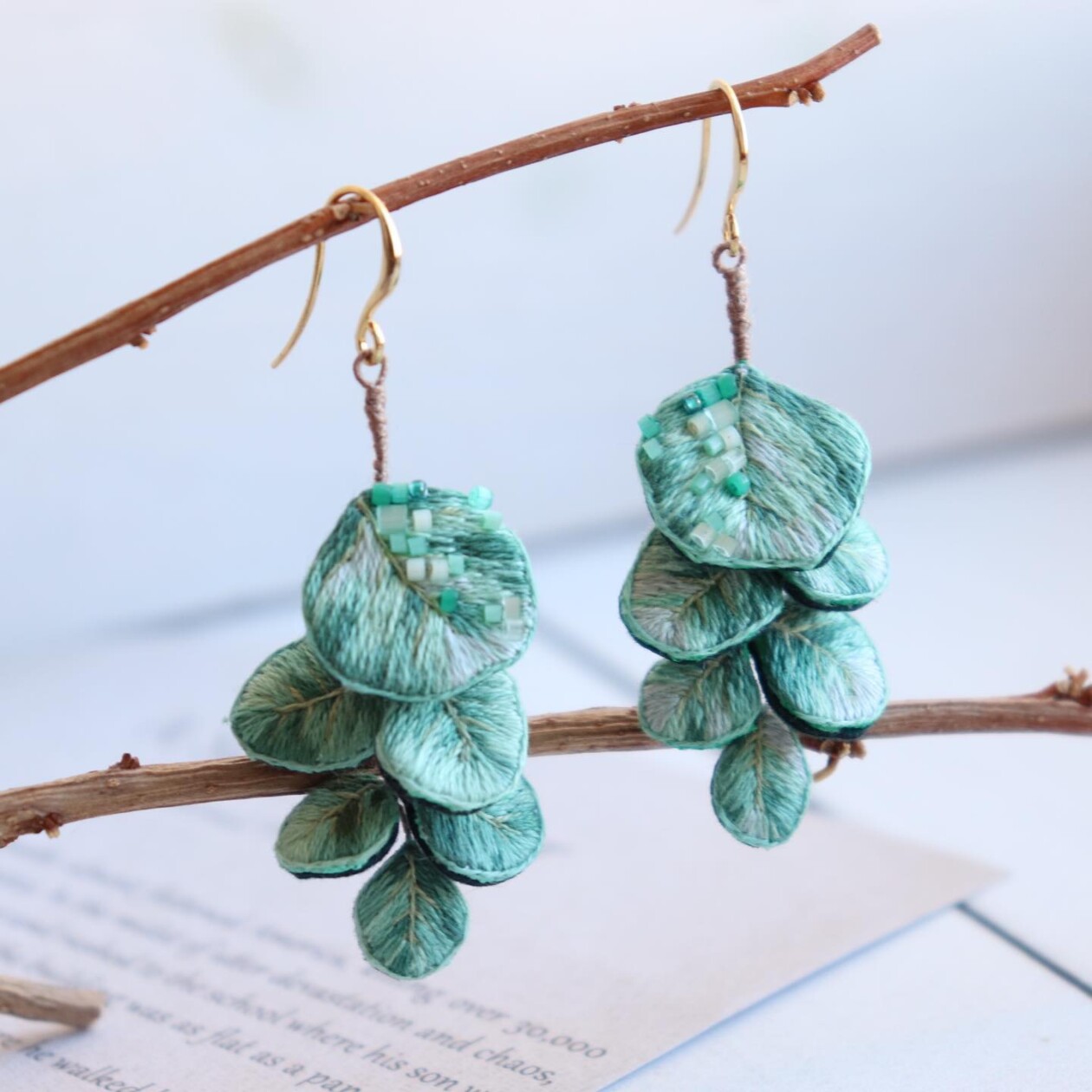 Eye Catching Handmade Embroidered Earrings By Vivaembr (7)