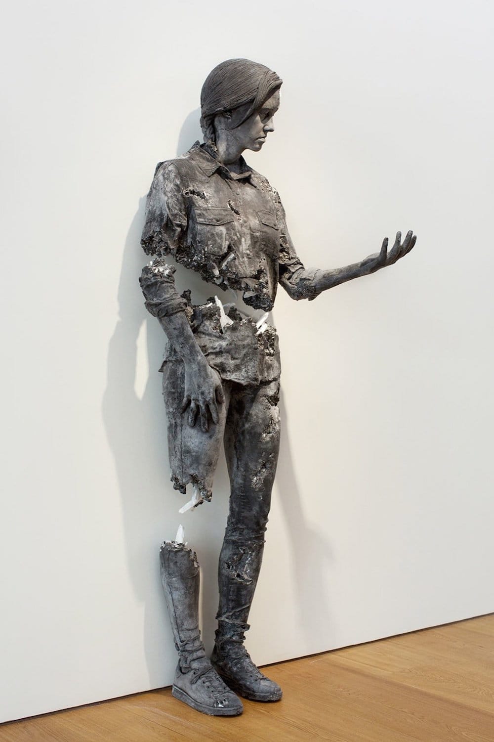 Life Size Human Figure Hydrostone Sculptures By Daniel Arsham (5)