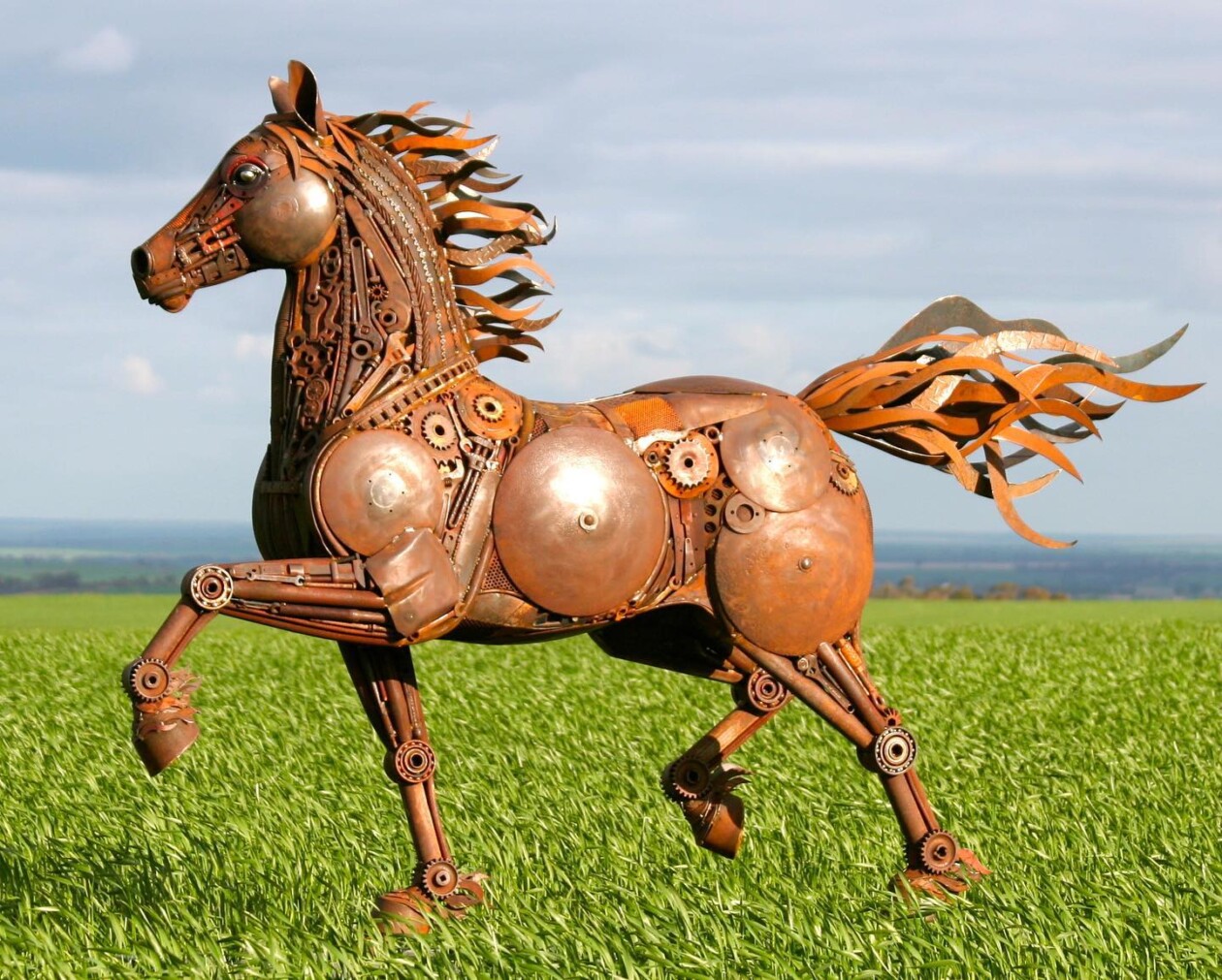 Amazingly Realistic Animal Scrap Metal Sculptures By Jordan Sprigg (16)