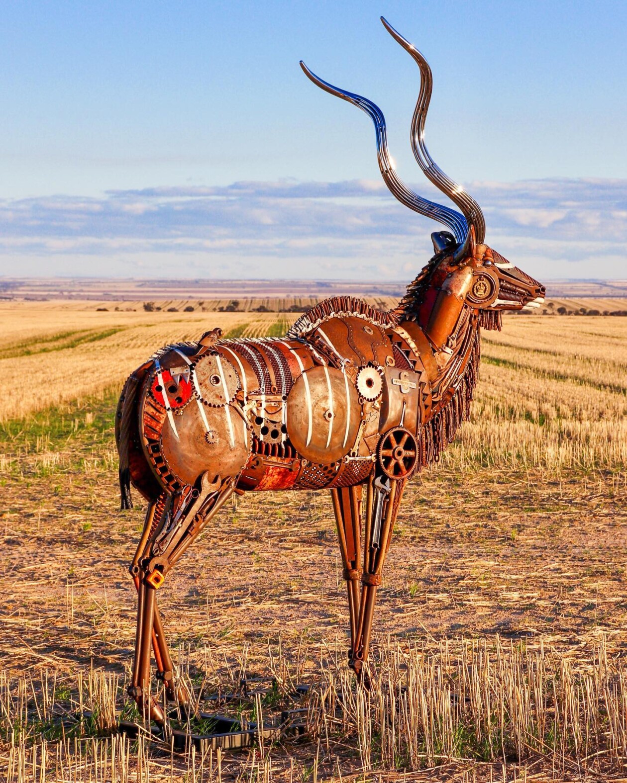 Amazingly Realistic Animal Scrap Metal Sculptures By Jordan Sprigg (6)