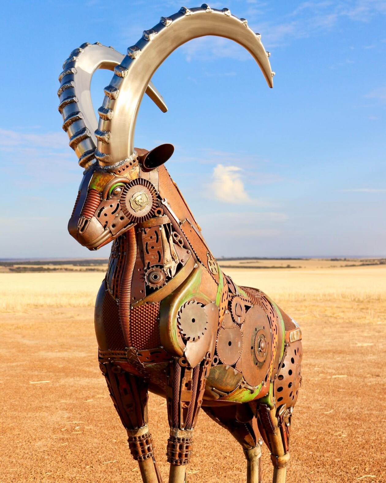 Amazingly Realistic Animal Scrap Metal Sculptures By Jordan Sprigg (7)