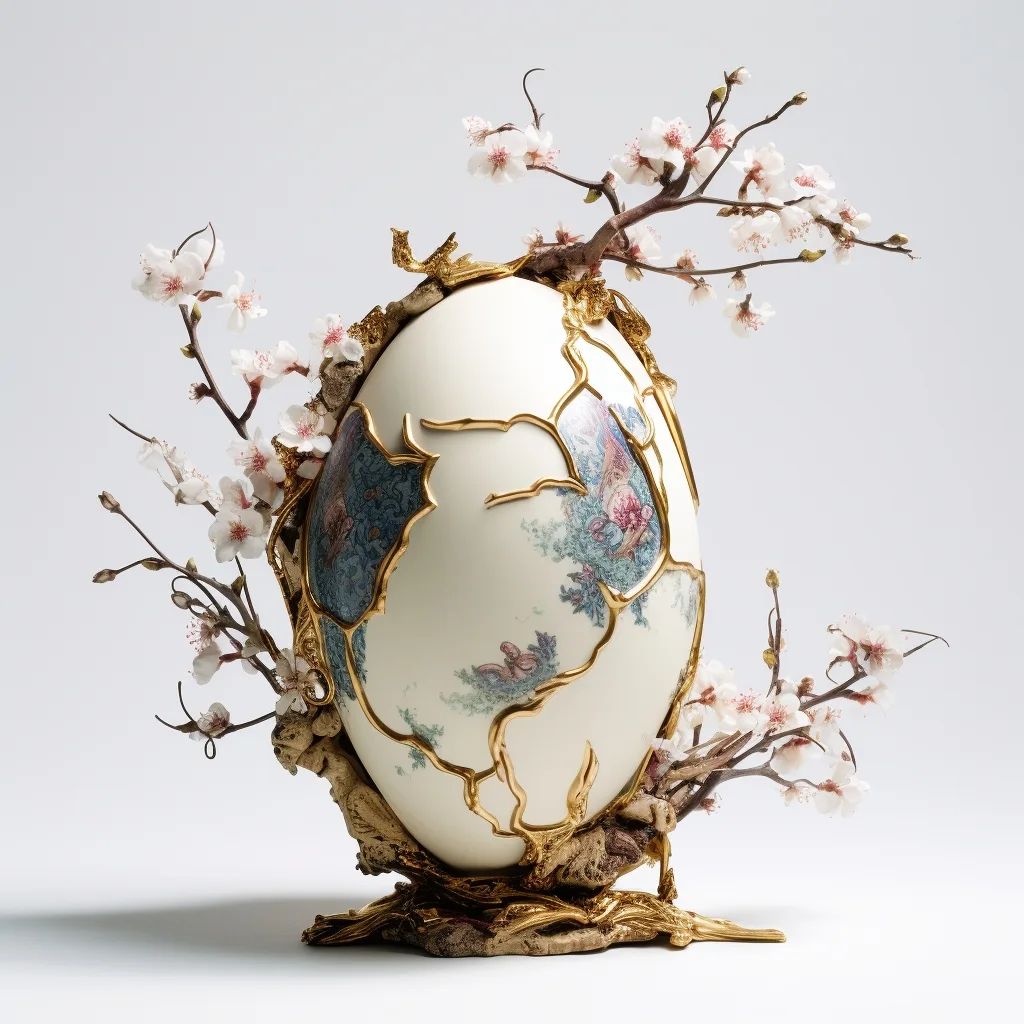 Bonsai Tree Sculptures Beautifully Bursting Through Broken Porcelain Vessels In Patrick Bergsma's Artworks (17)