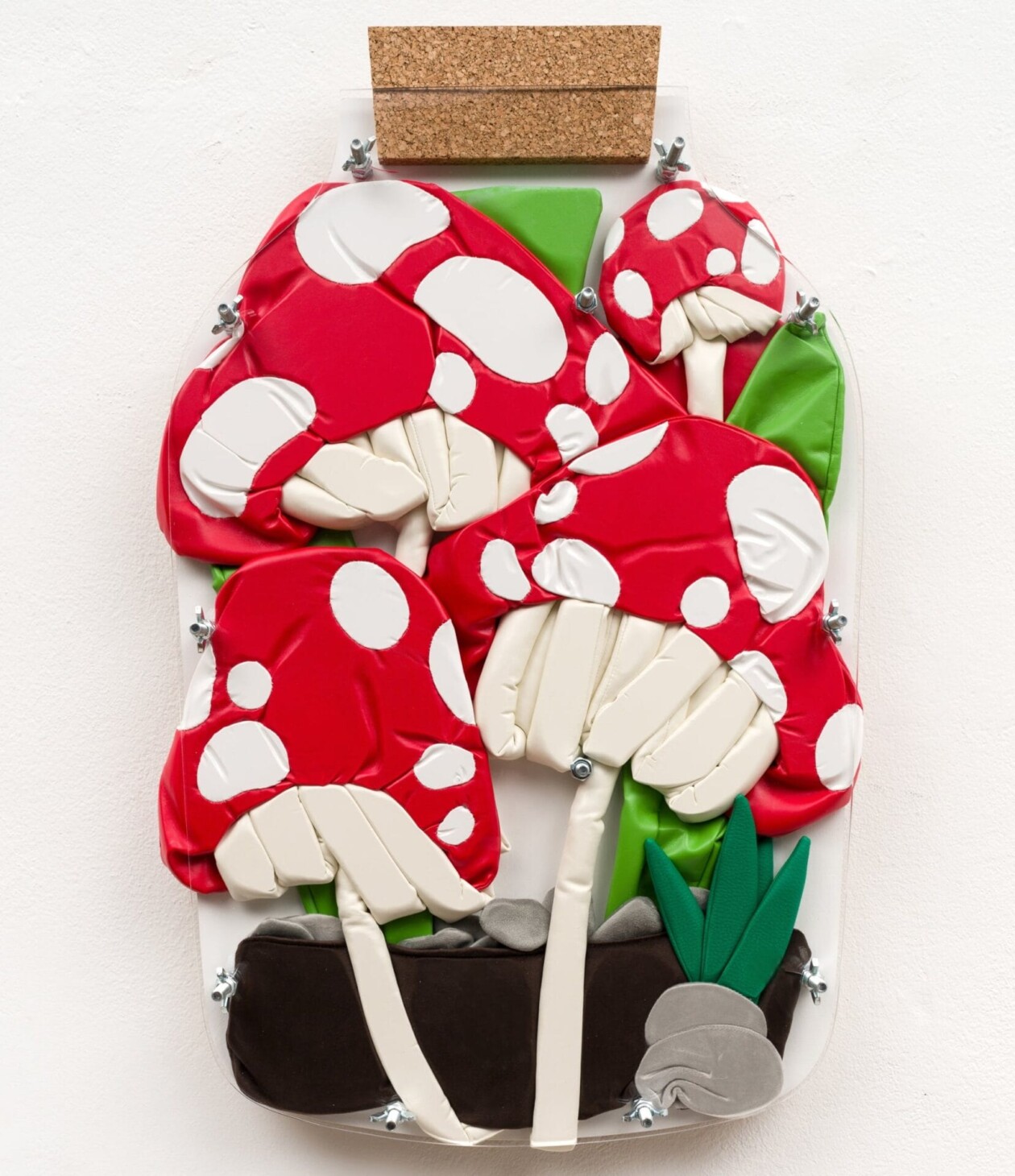 Claustrophobic, Acrylic Pressed Textile Plant Sculptures By Ant Hamlyn (12)