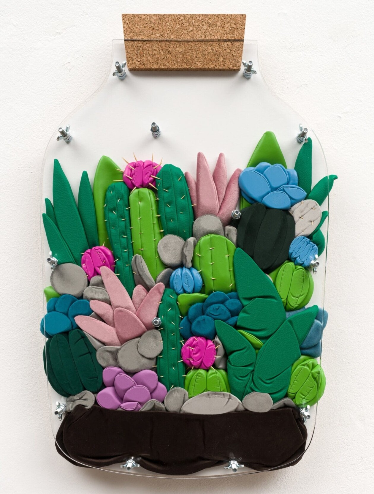 Claustrophobic, Acrylic Pressed Textile Plant Sculptures By Ant Hamlyn (13)