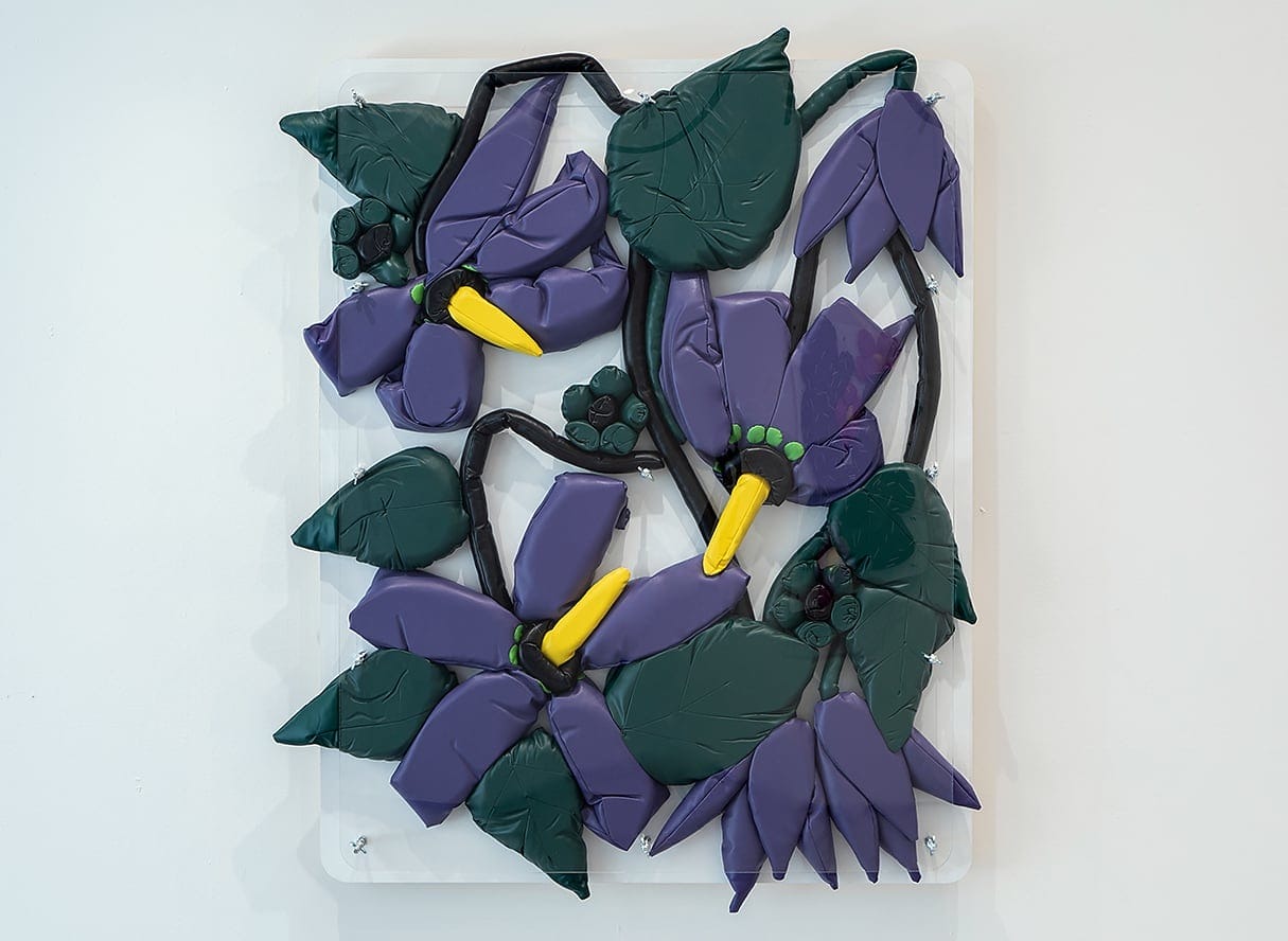 Claustrophobic, Acrylic Pressed Textile Plant Sculptures By Ant Hamlyn (19)