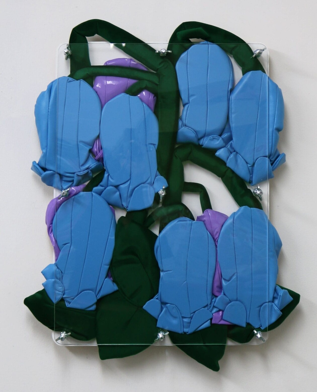 Claustrophobic, Acrylic Pressed Textile Plant Sculptures By Ant Hamlyn (2)