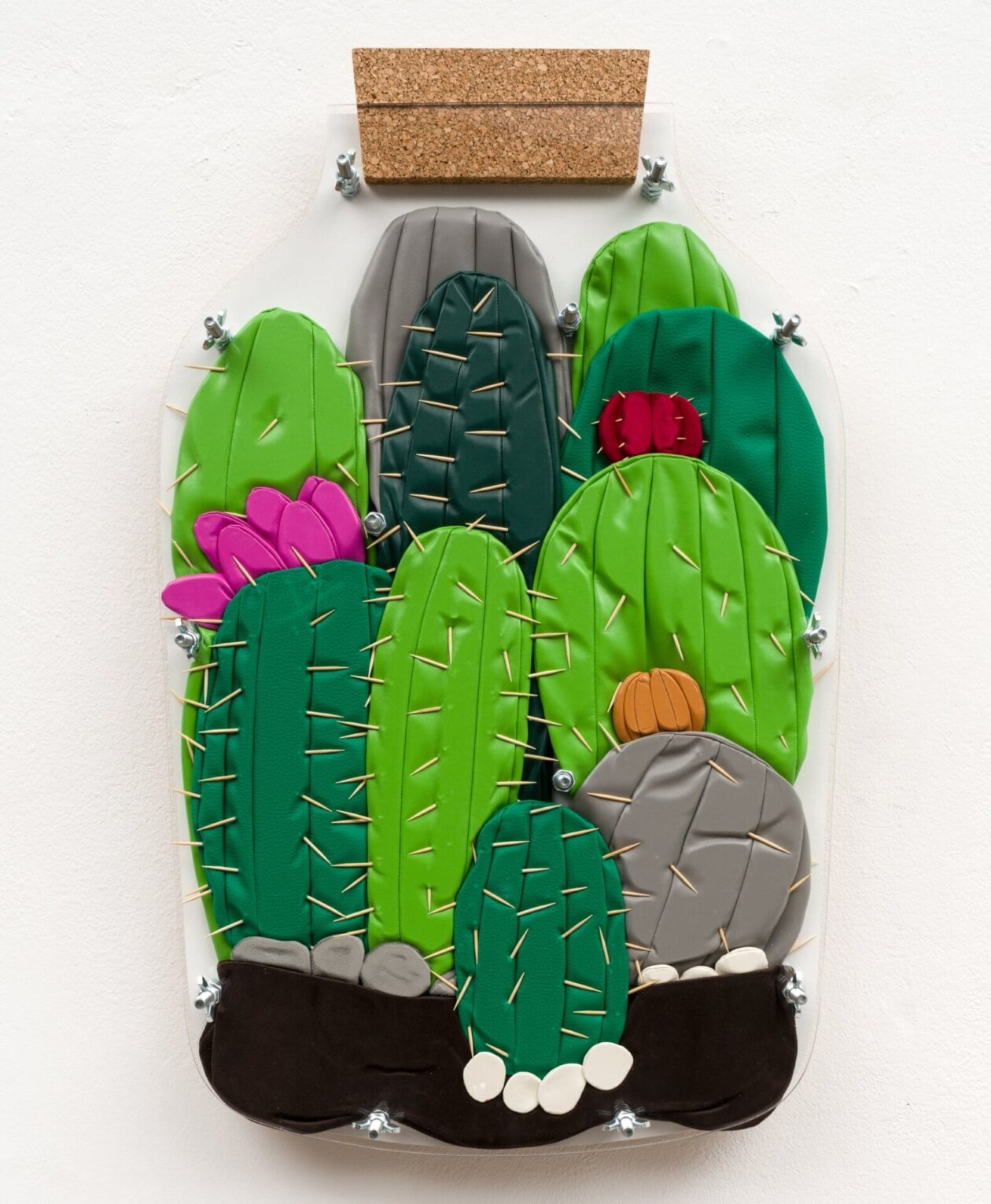 Claustrophobic, Acrylic Pressed Textile Plant Sculptures By Ant Hamlyn (7)