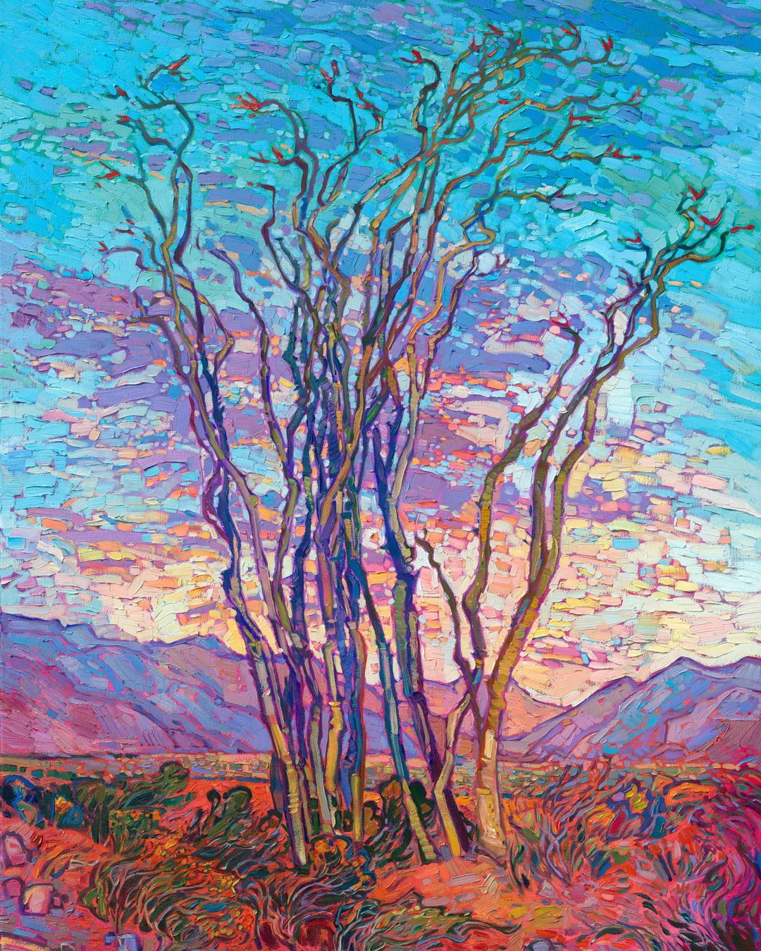 Explosions Of Colors, Vibrant Nature Paintings By Erin Hanson (10)