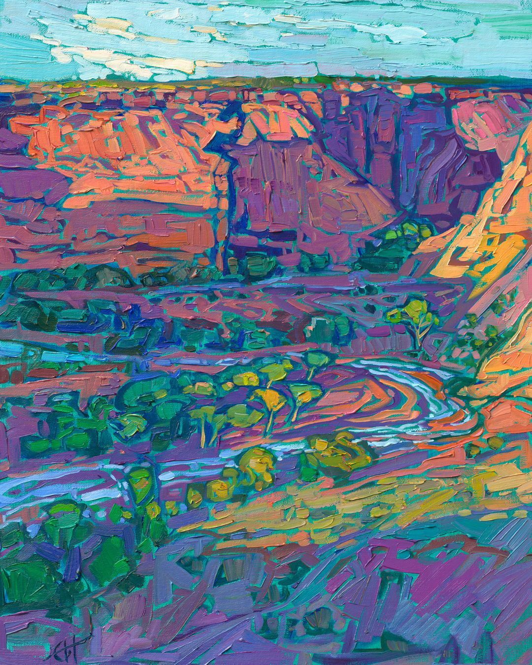 Explosions Of Colors, Vibrant Nature Paintings By Erin Hanson (15)