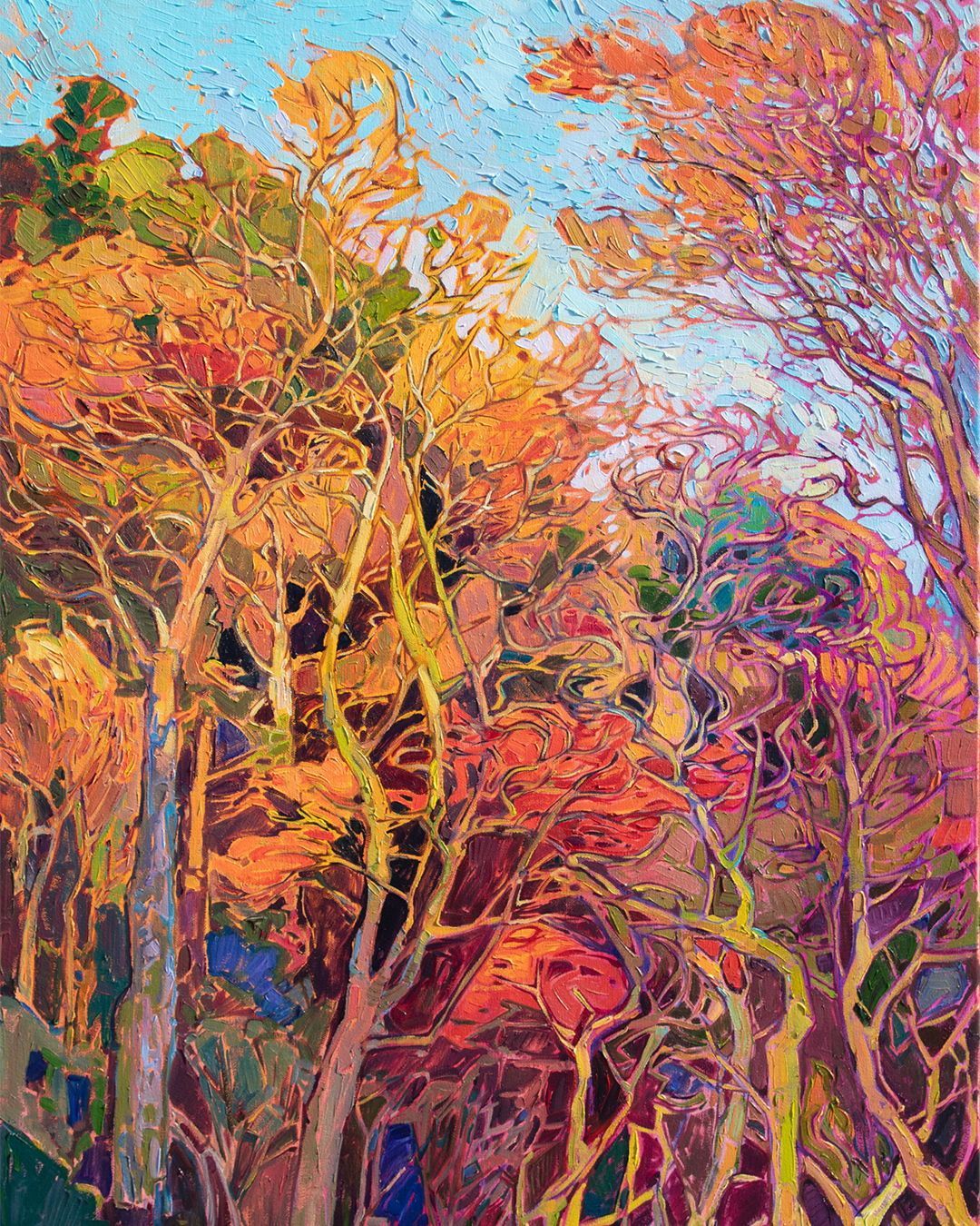 Explosions Of Colors, Vibrant Nature Paintings By Erin Hanson (9)
